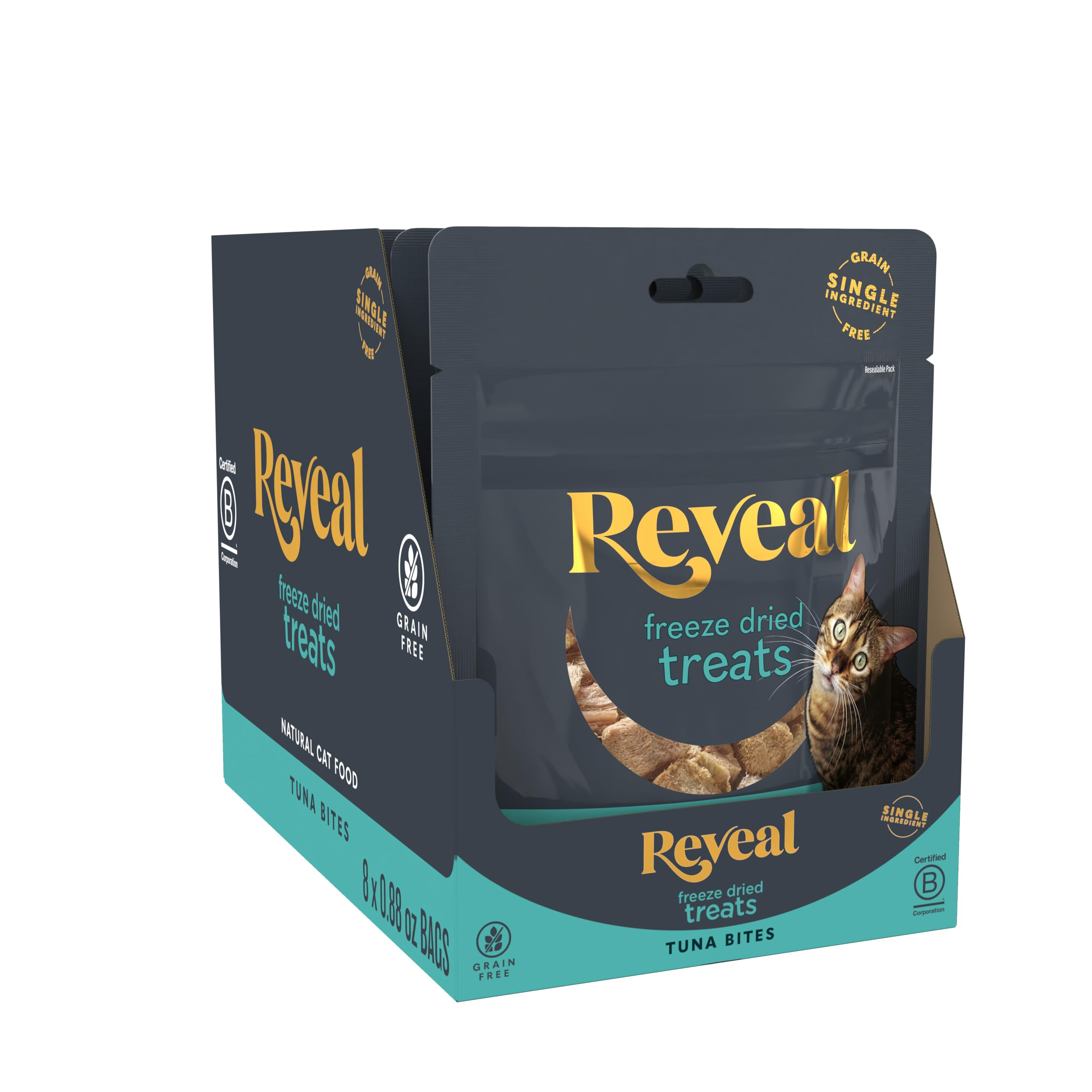 Reveal Cat Treats Freeze Dried Tuna