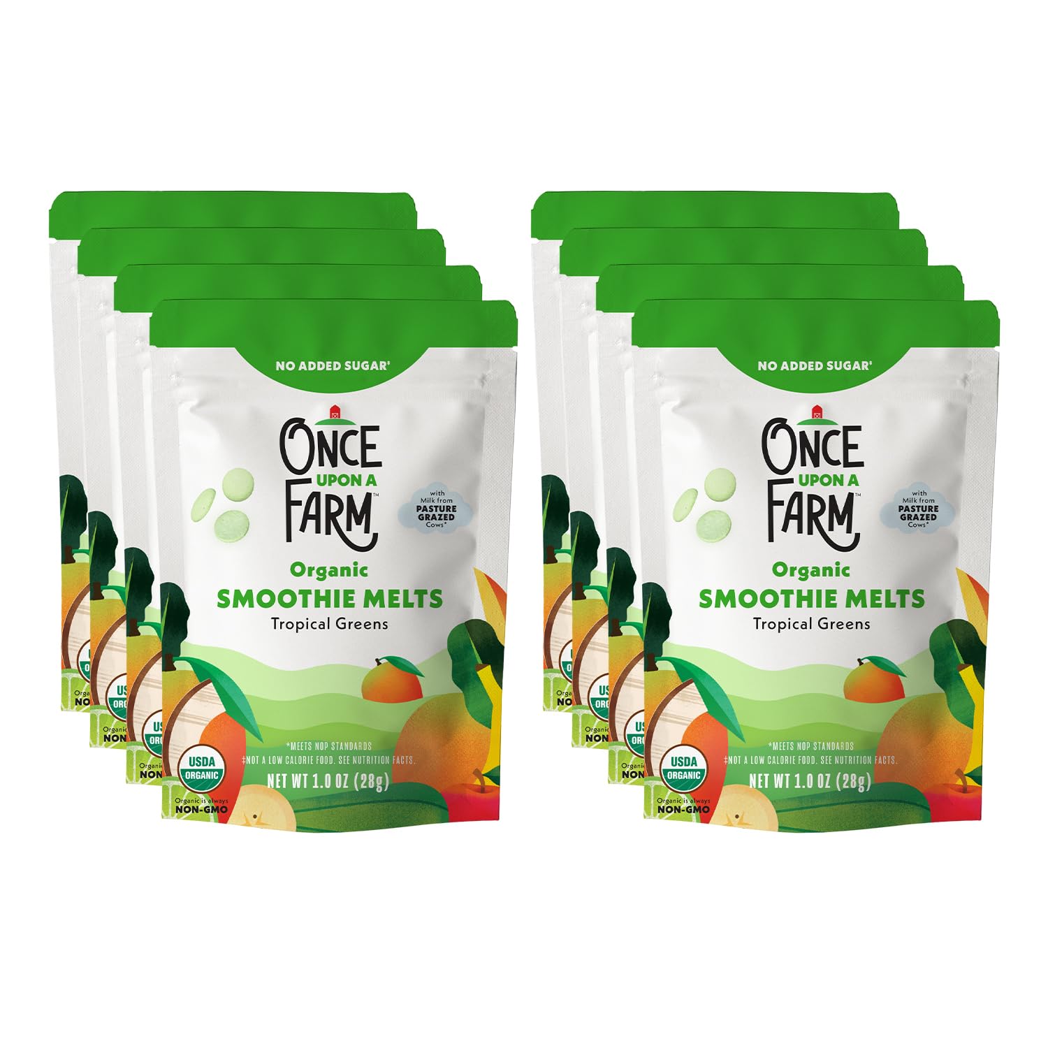 Once Upon A Farm Melted Whole Milk Yogurt Tropical Fruit