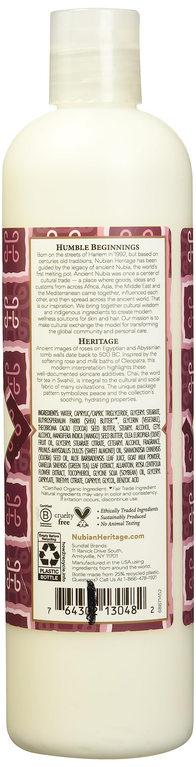 Nubian Heritage Goat's Milk & Chai Body Lotion