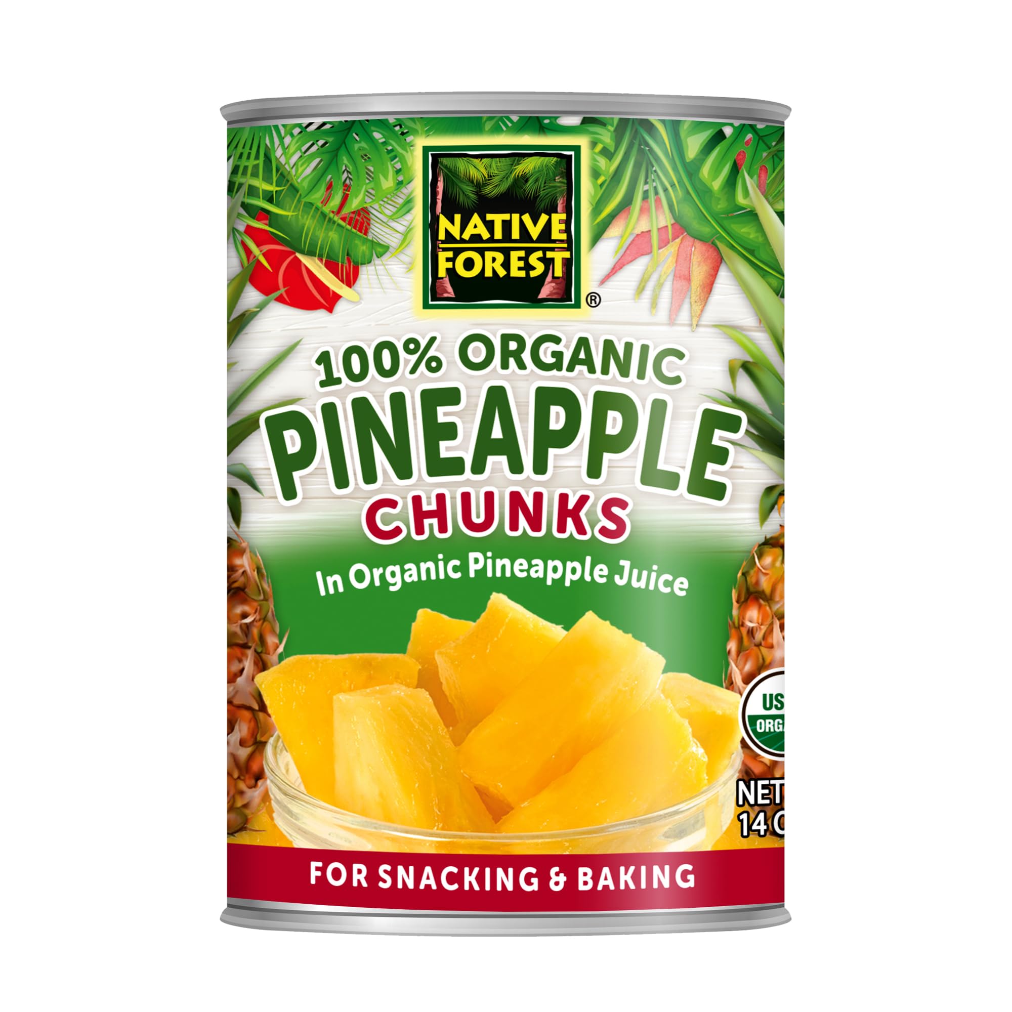Native Forest Organic Pineapple Chunks