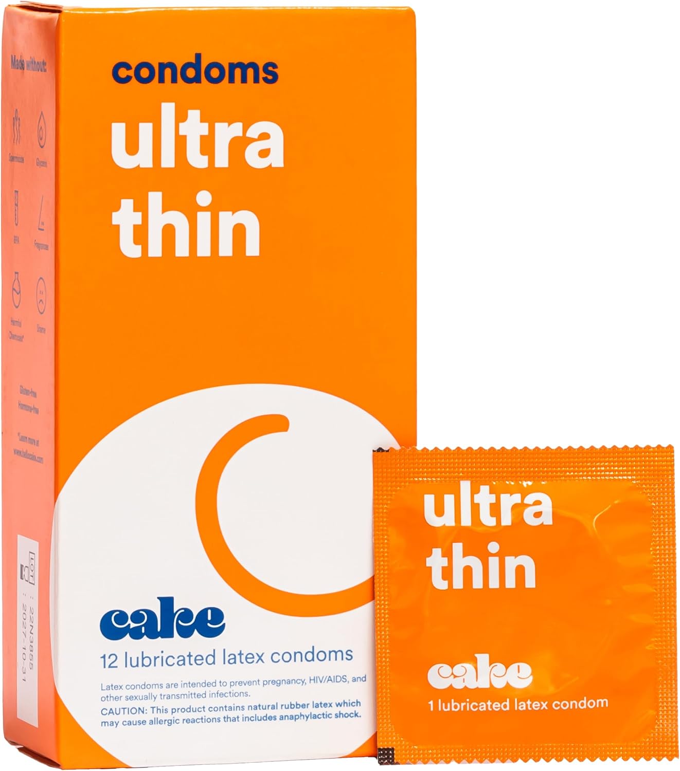 HELLO CAKE (Pack of 8) Hello Cake Ultra Thin Condoms 12 Pieces