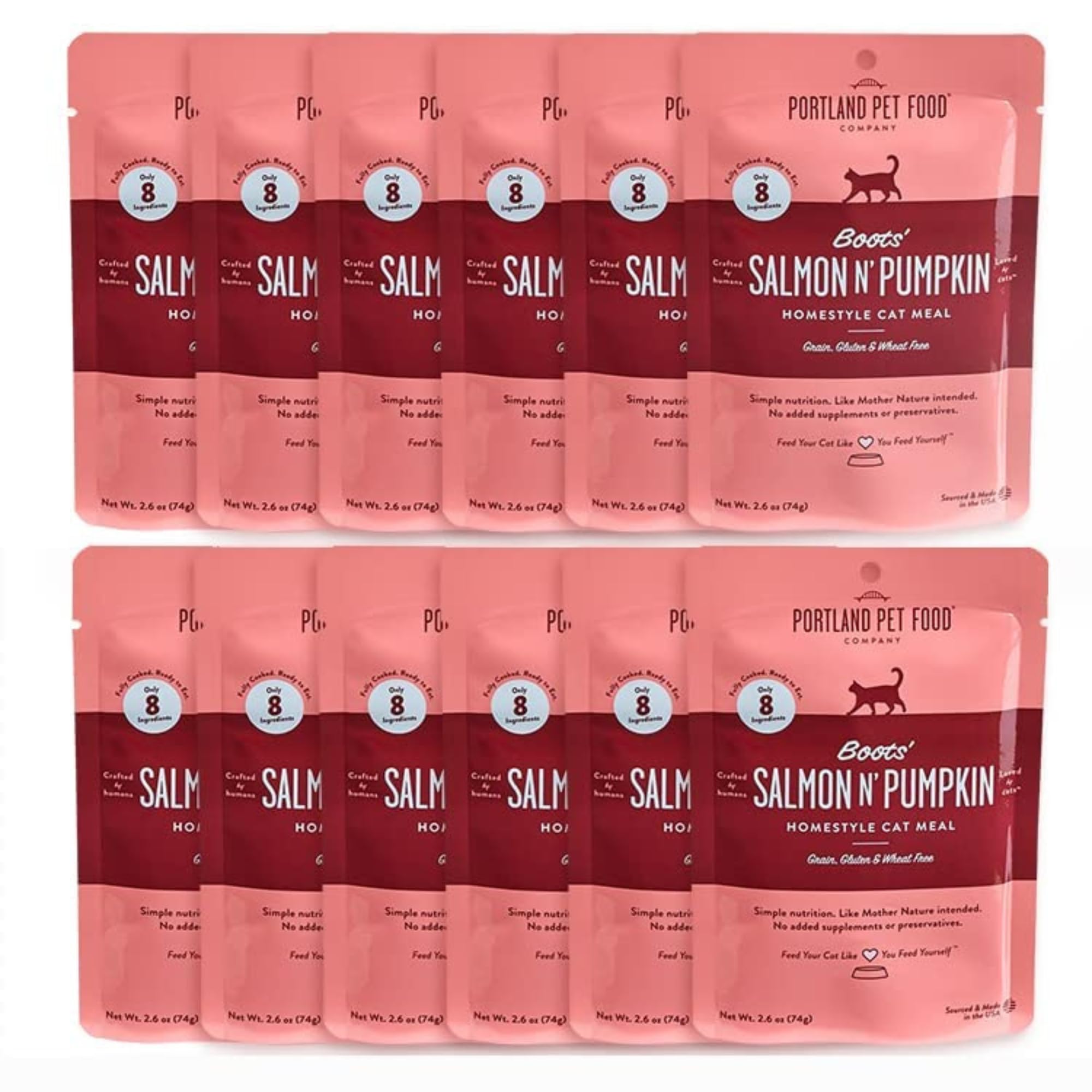 Portland Pet Food Company Meal Cat Salmon N Pumpkin