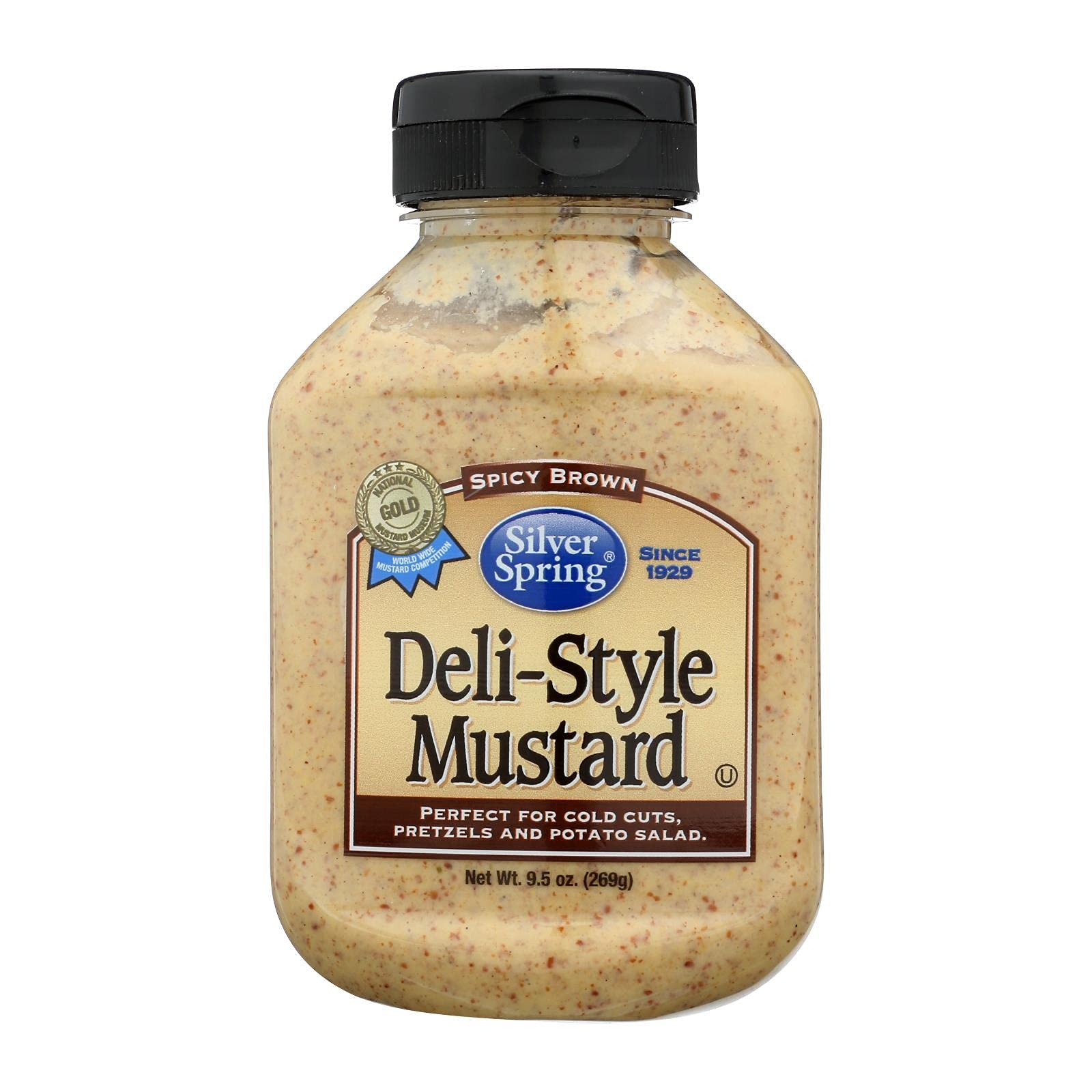 SILVER SPRINGS (Pack of 18) Silver Springs Deli Style Mustard Squeeze 9.5 Oz