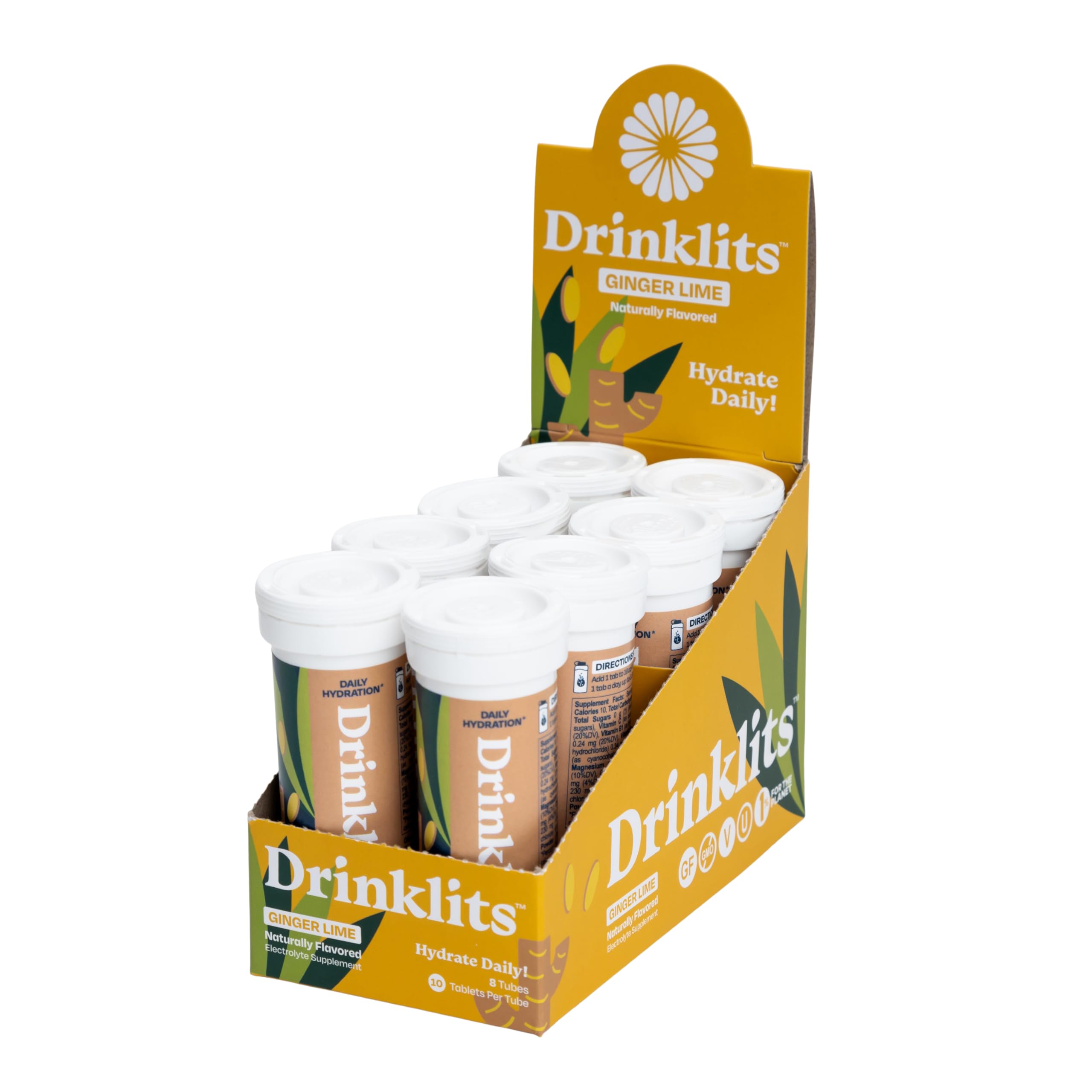 Drinklits Electrolyte Ginger Lime