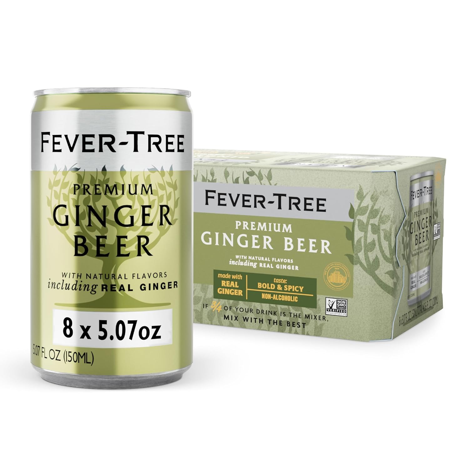 Fever Tree Ginger Beer Cans