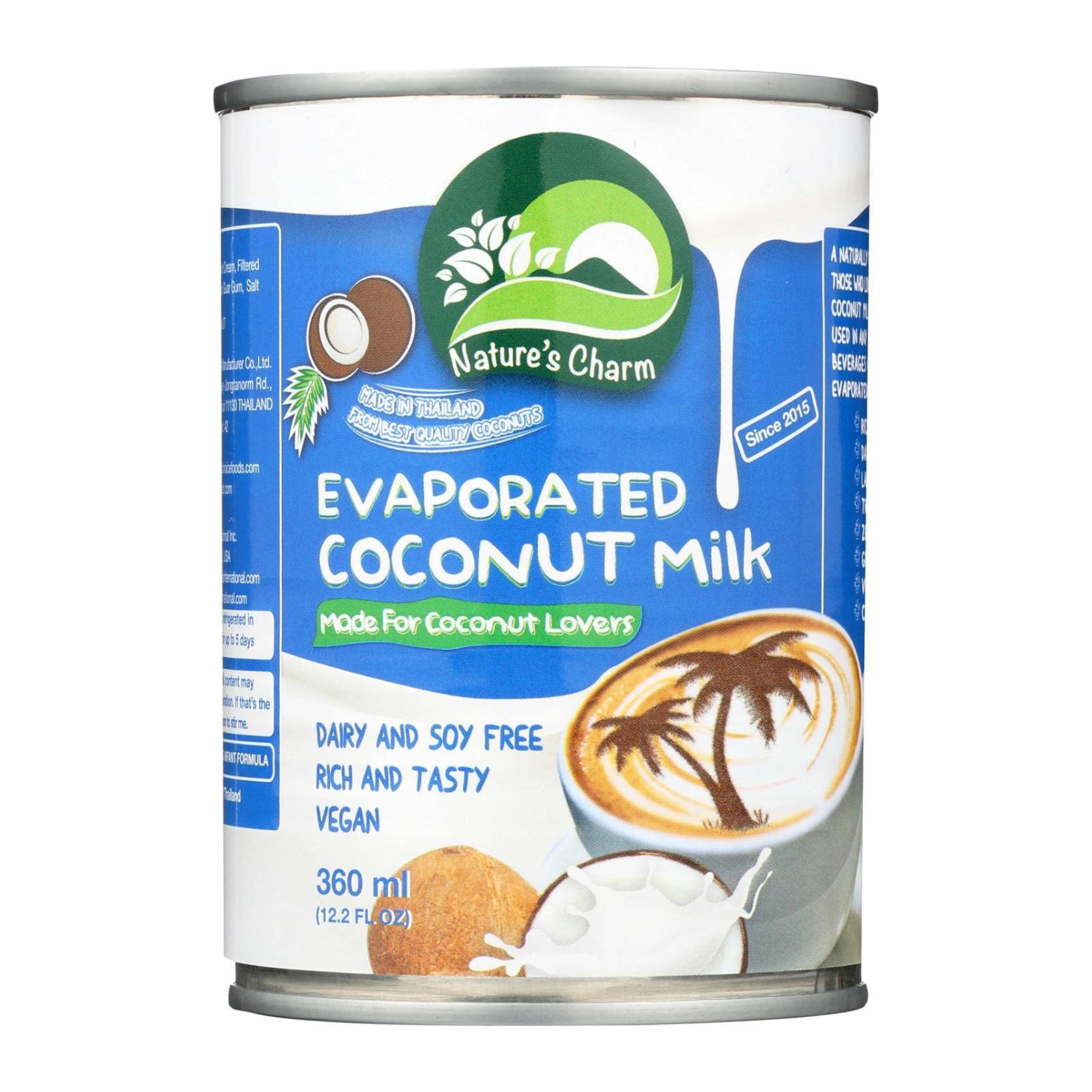 NATURES CHARM (Pack Of 12) Natures Charm Coconut Milk Evaporated 12.2 Fl Oz