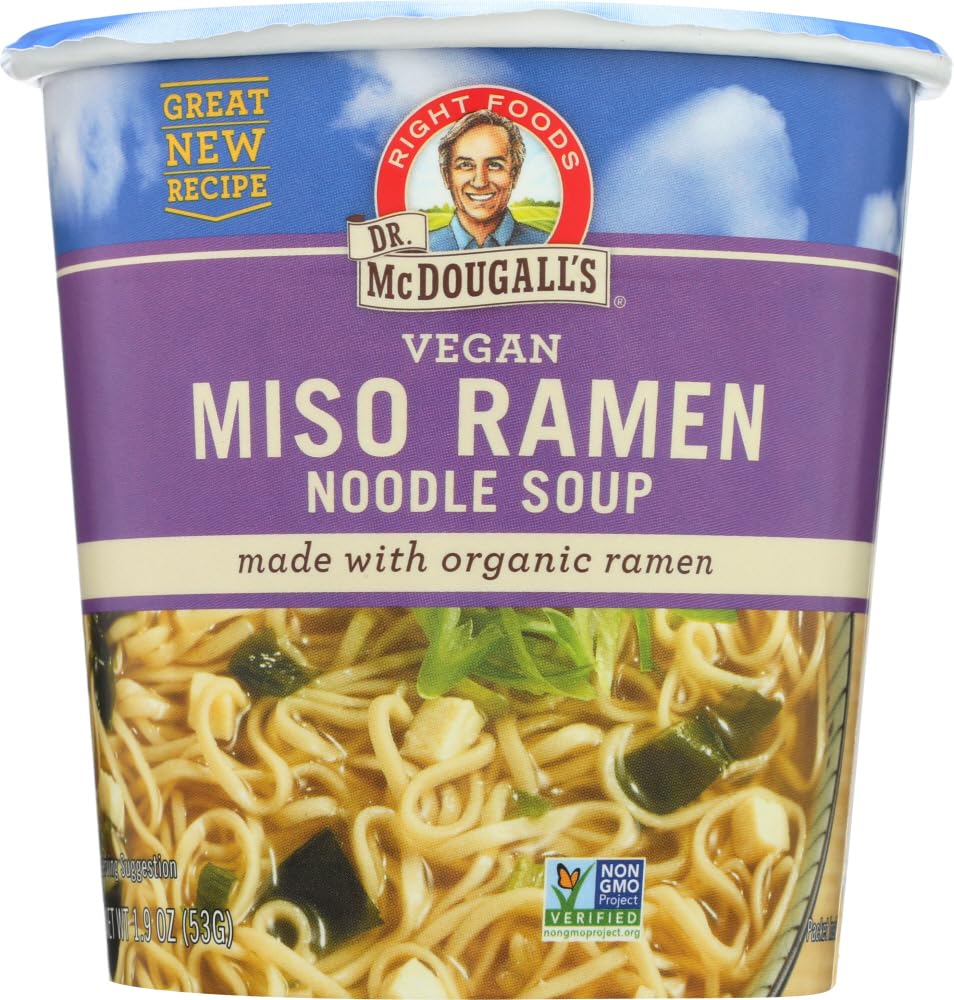 DR MCDOUGALLS (Pack Of 24) Dr Mcdougalls Soup Bgcup Miso 1.9 Oz