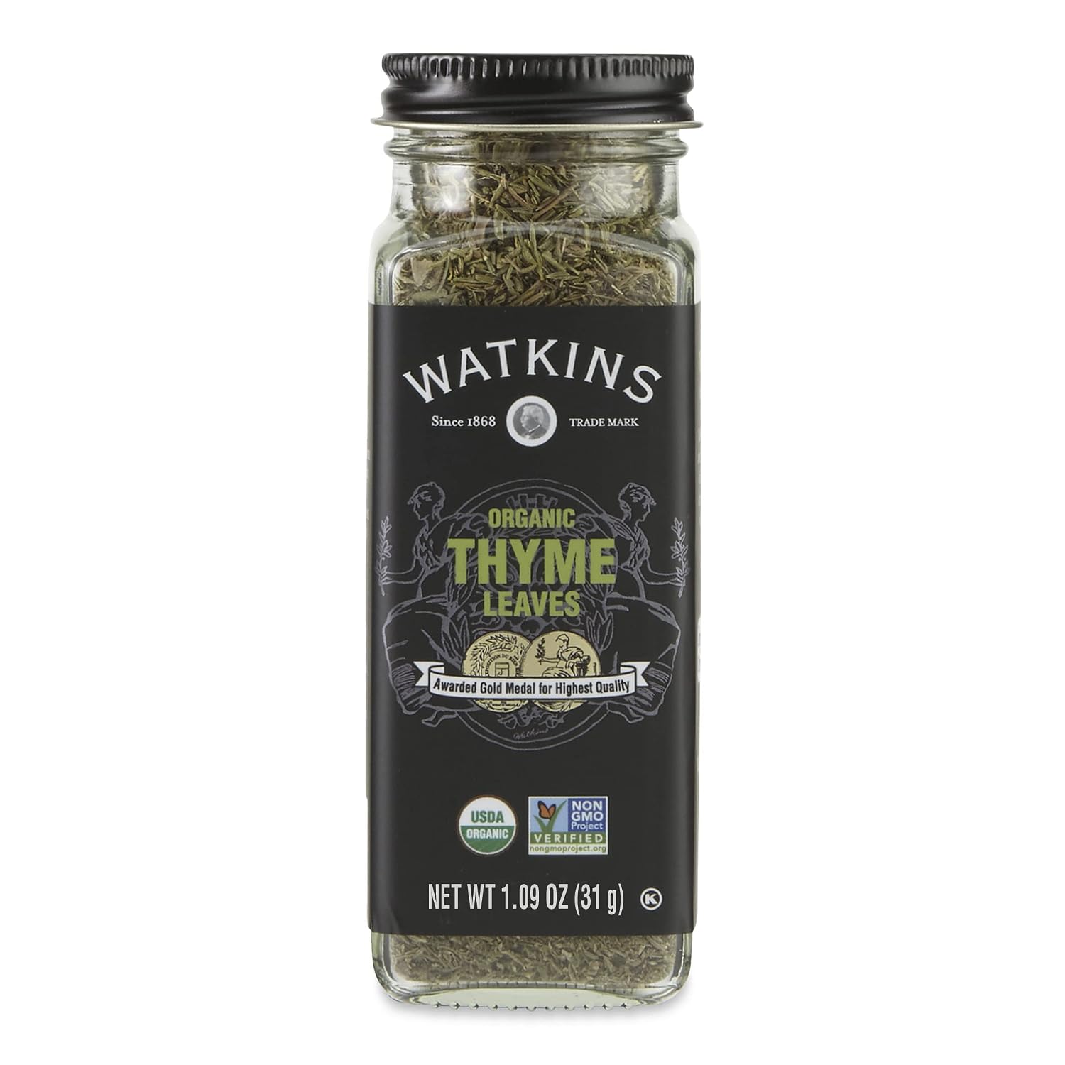 WATKINS (Pack of 12) Watkins Organic Thyme Leaves Spice Single Loose Seasoning 1.09 Oz