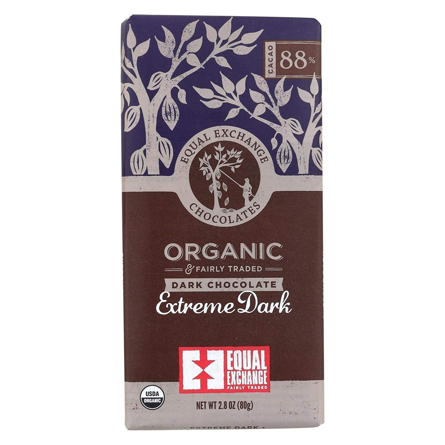 Equal Exchange Organic Dark Chocolate Bar Extreme