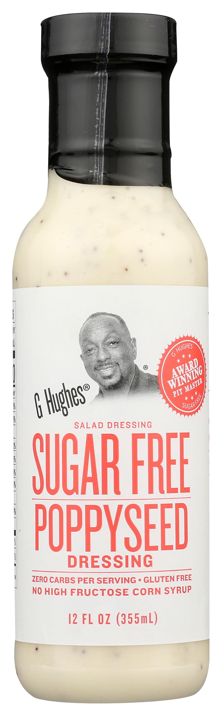G HUGHES (Pack of 12) G Hughes Dressing Sugar Free Poppyseed 12 Fl Oz