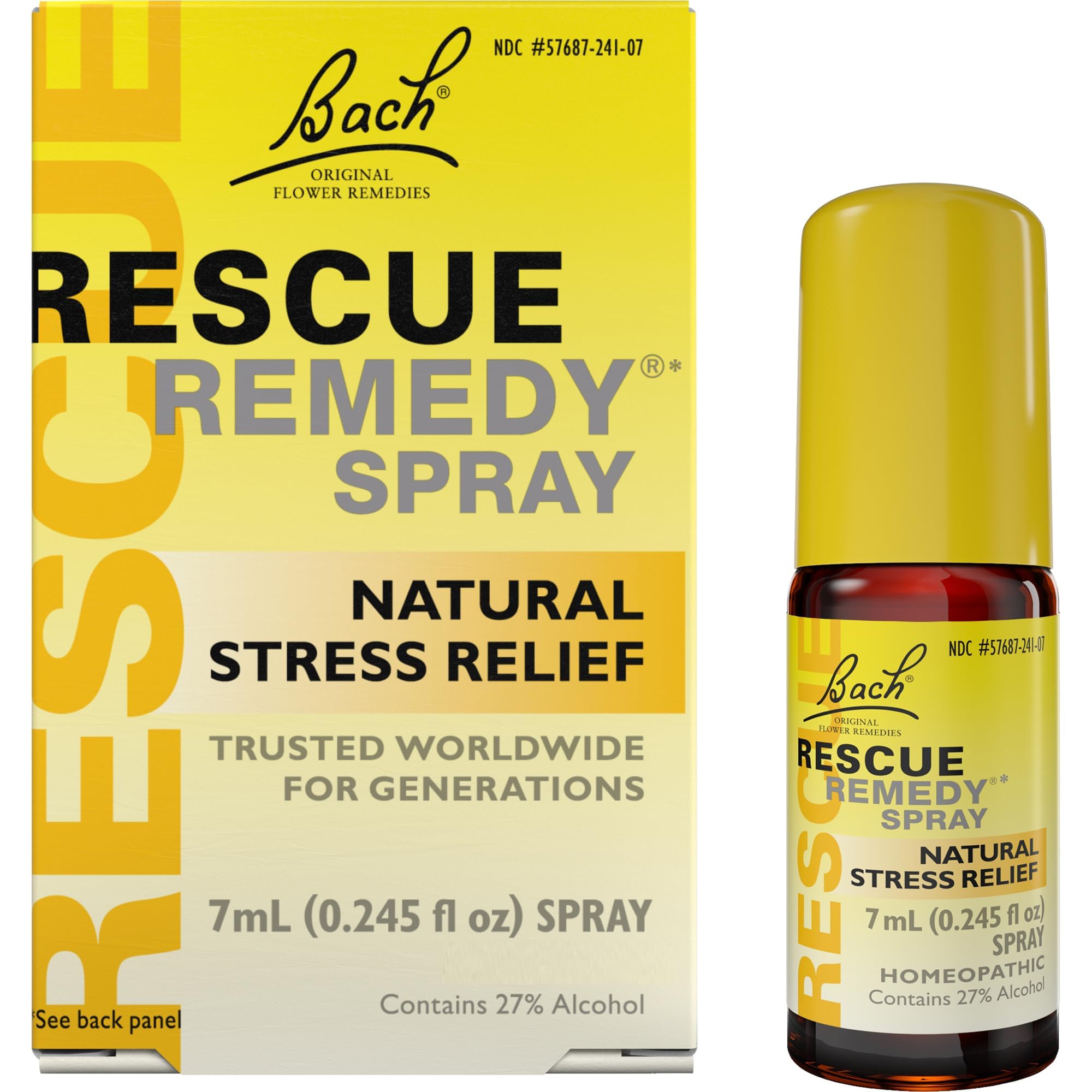 NELSON BACH (Pack Of 4) Nelson Bach Rescue Remedy Spray 7 Ml