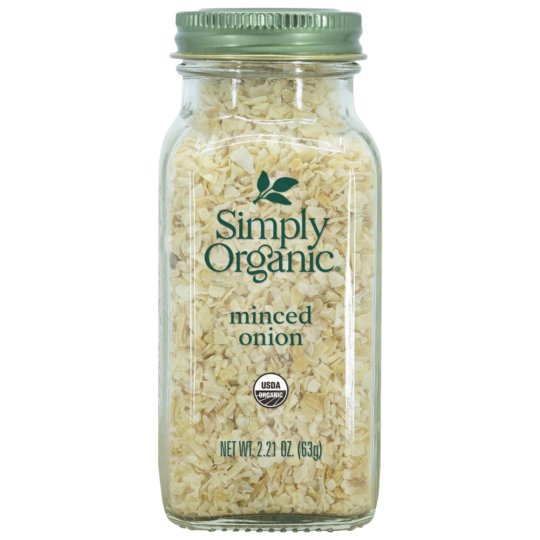 Simply Organic Minced Onion Organic Spice Single