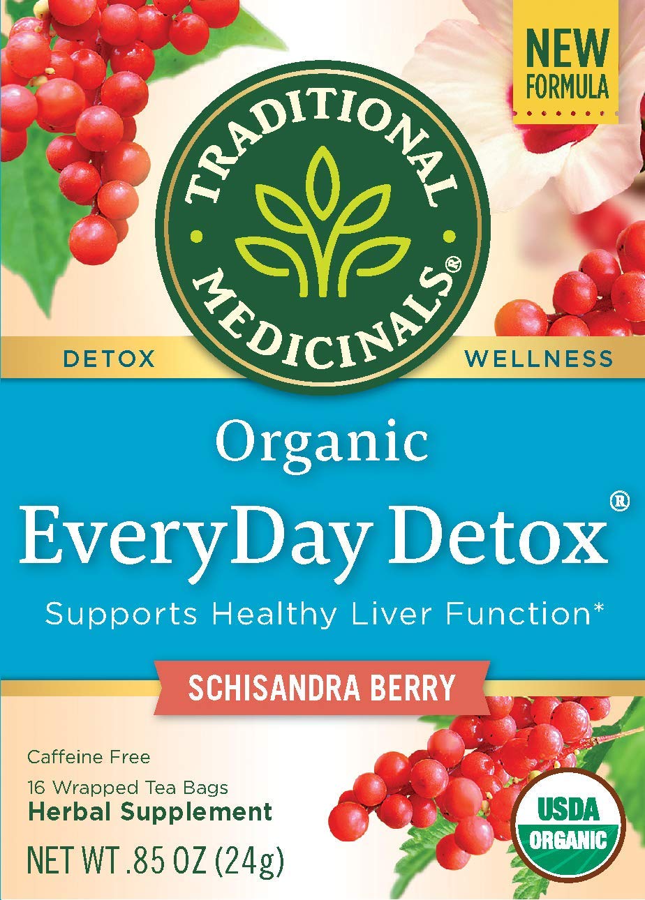 Traditional Medicinals Tea Everyday Detox Medicinal Tea Bags 16 bag