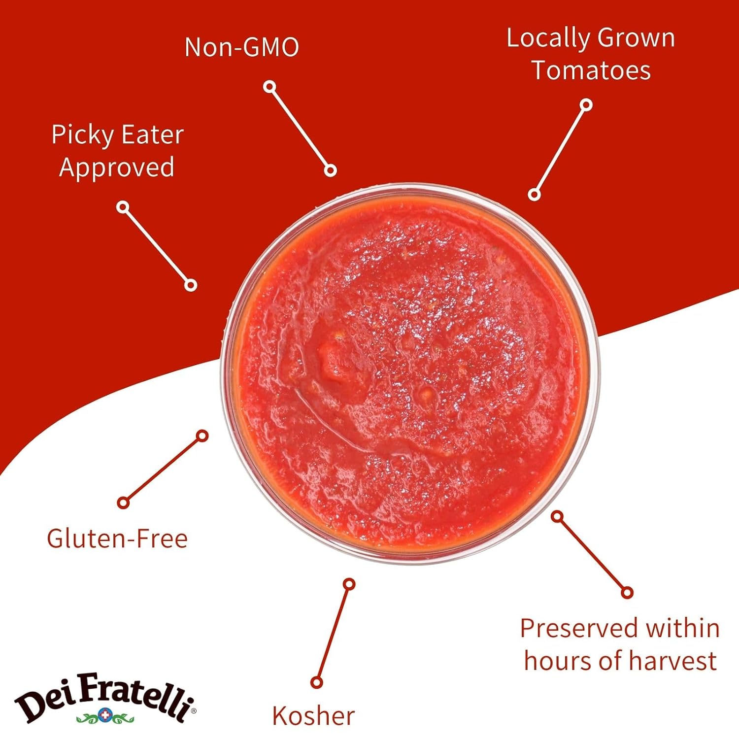 DEI FRATELLI (Pack of 24) Dei Fratelli Sauce Pizza 15 Oz