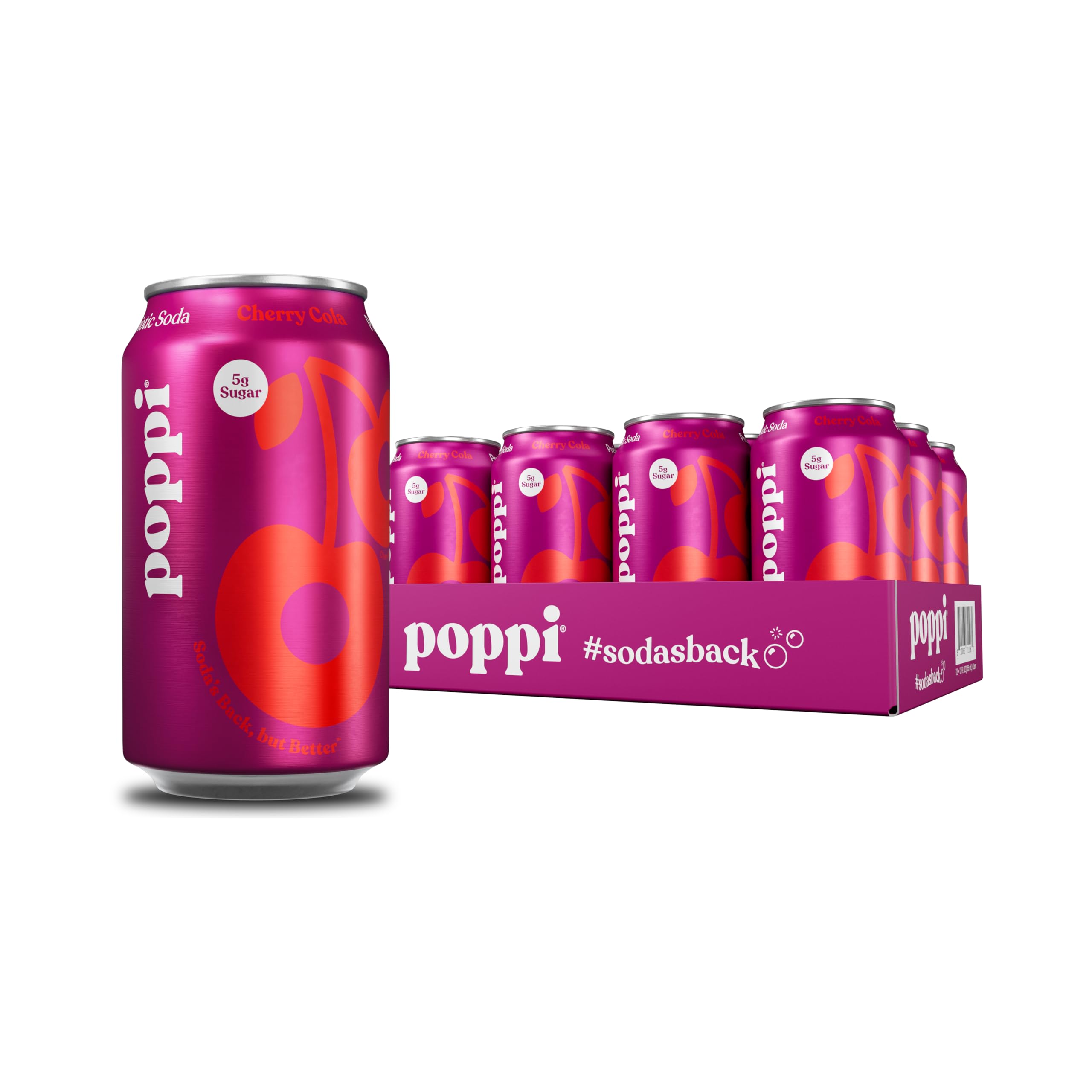 Poppi Soda Prebiotic Cherry Cola