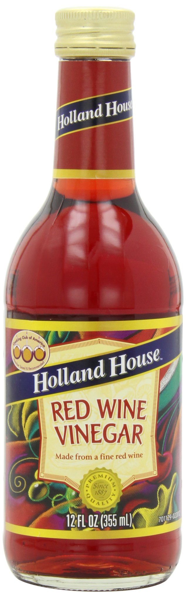 HOLLAND HOUSE (Pack of 18) Holland House Vinegar Wine Red Cooking Vinegar 12 Oz
