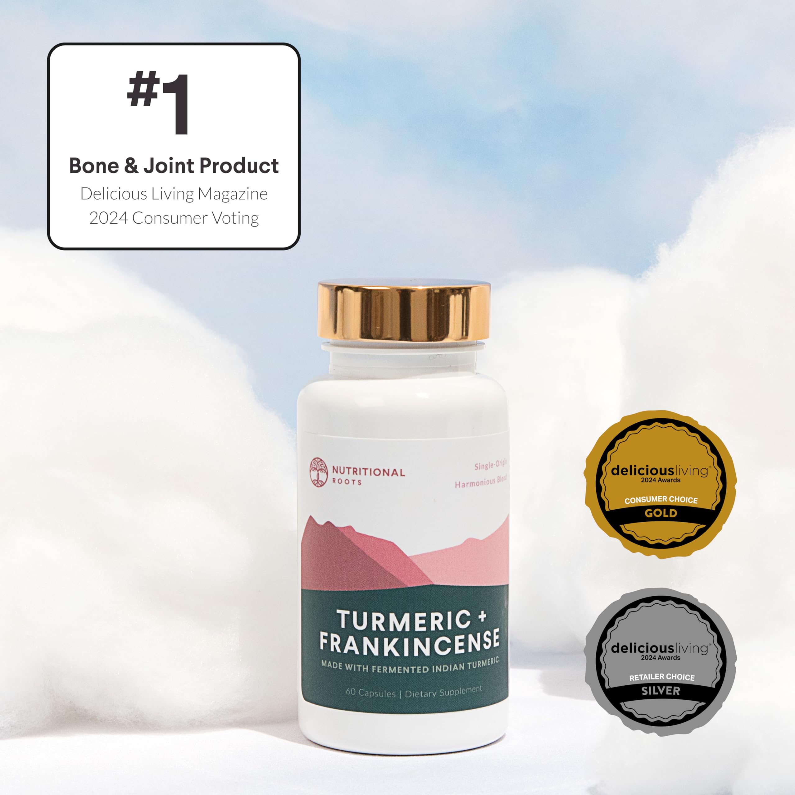 Nutritional Roots Turmeric Frankincense 60 Capsule