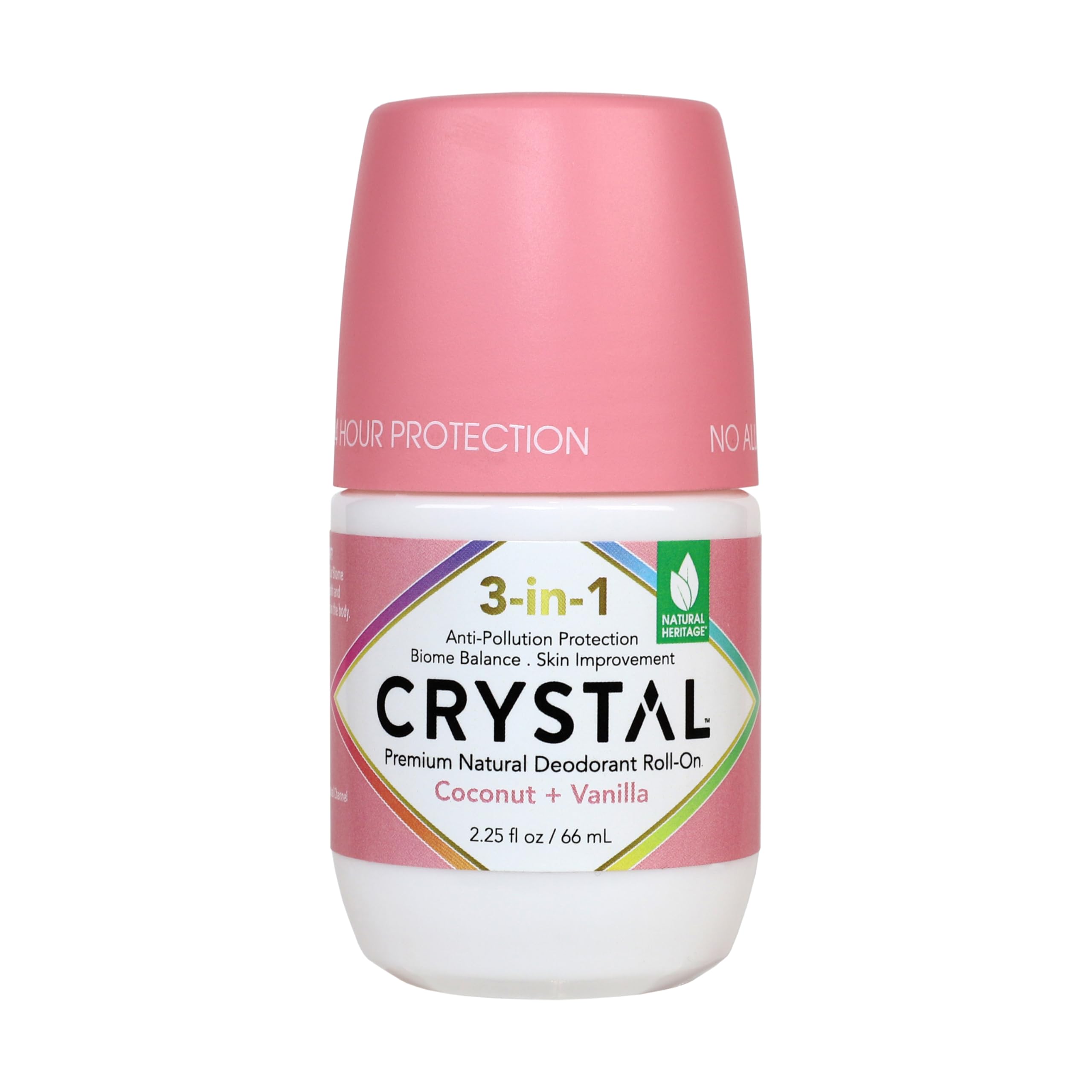 CRYSTAL BODY DE (Pack of 8) Crystal Body Deodorant 3 in 1 Coco Van Roll on Deodorant 2.25 Oz