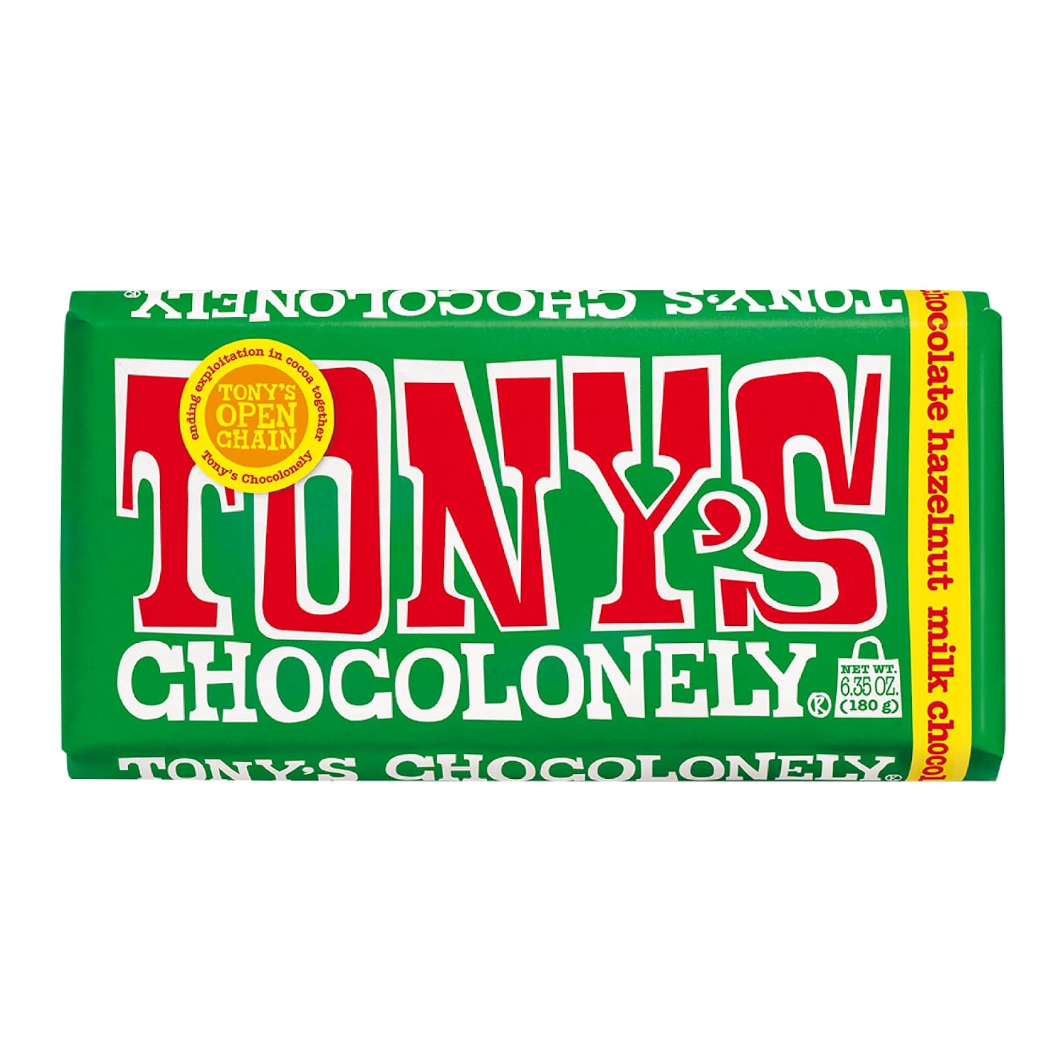 Tonys Chocolonely Bar Chocolate Hazelnut Bar