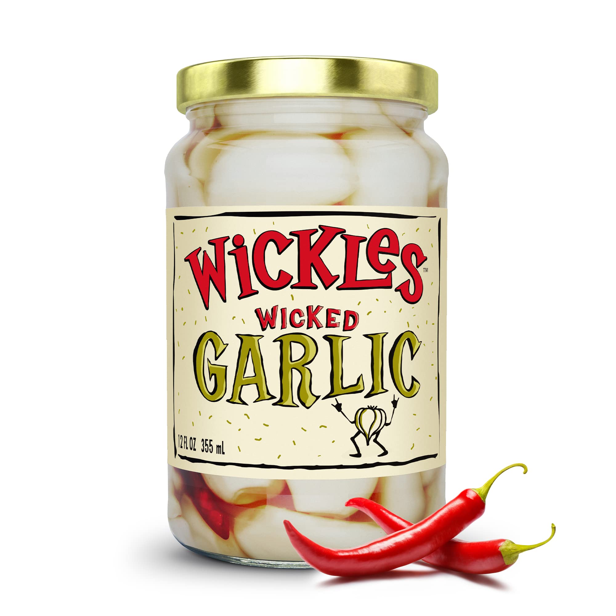 Wickles Pickles Garlic Pickled & Marinated Jar