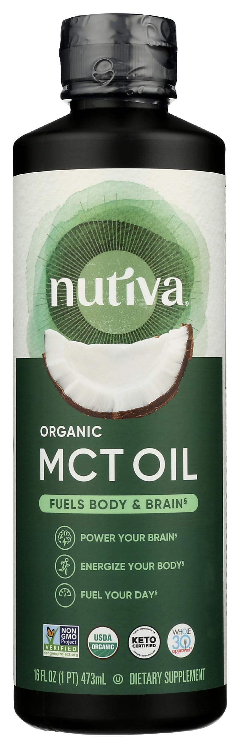 NUTIVA (Pack Of 2) Nutiva Oil MCT 16 Oz