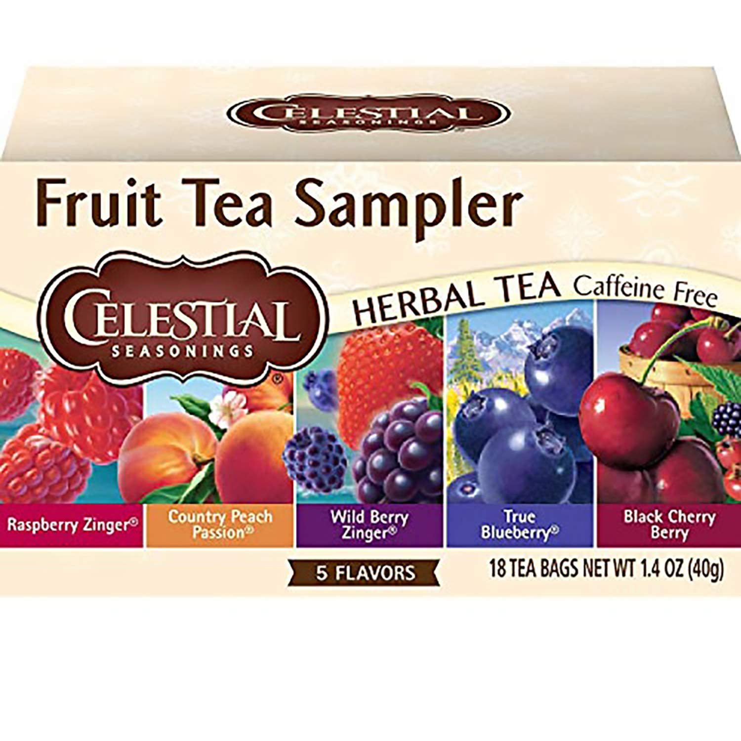 Celestial Seasonings Tea Herb Fruit Sampler 18 Bg