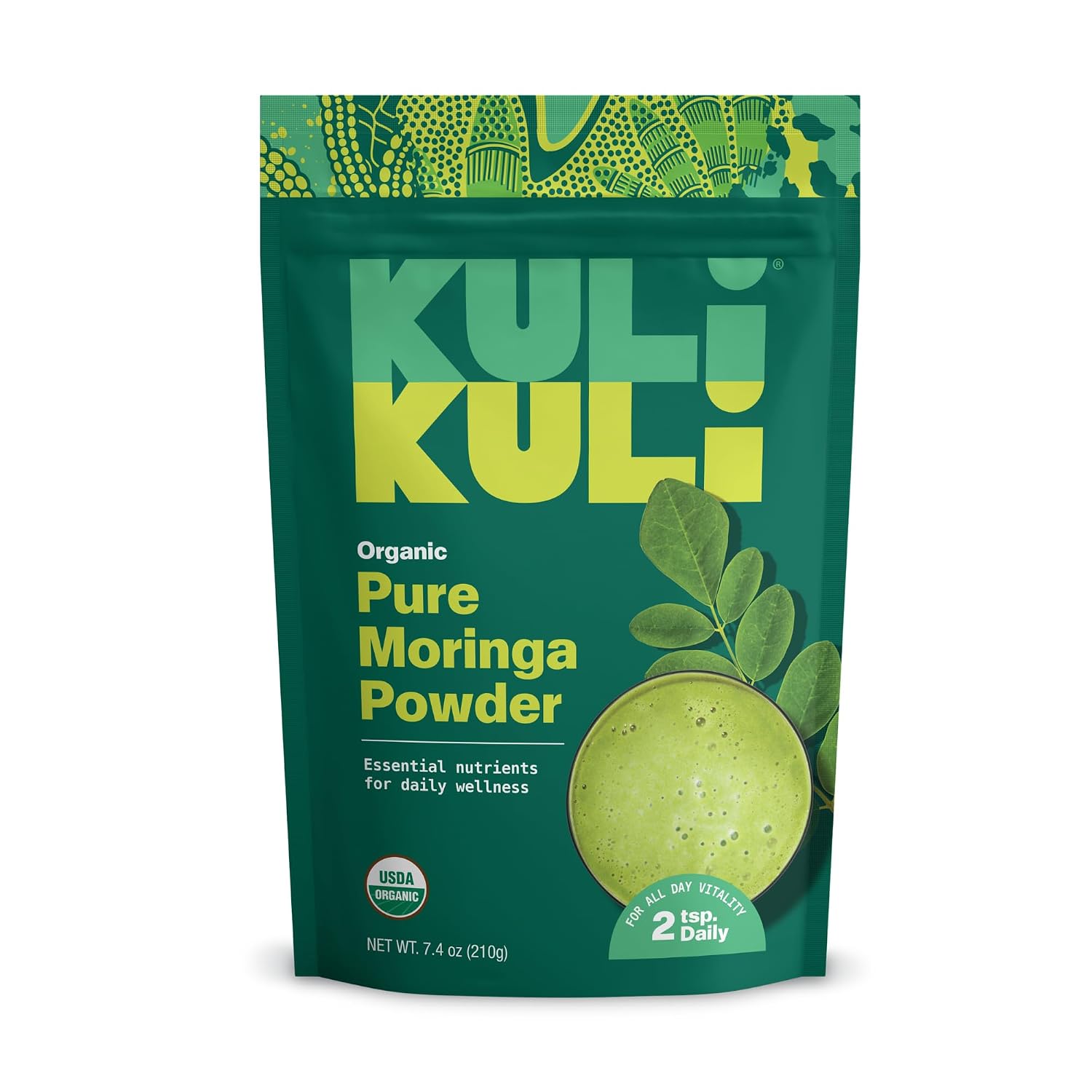 KULI KULI MO (Pack Of 4) Kuli Kuli Mo Protein Pure Moringa Powder 7.4 Oz