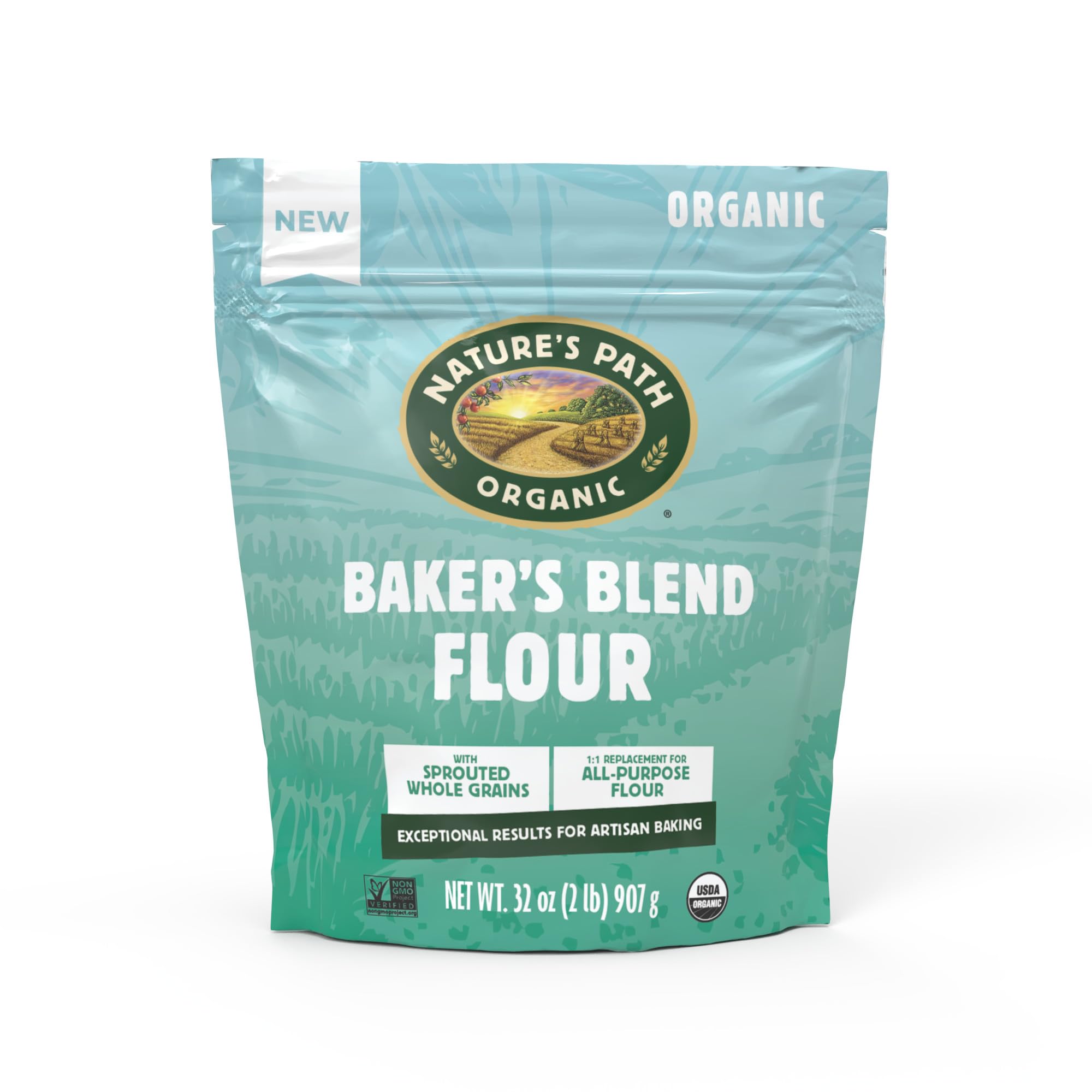 NATURES PATH (Pack of 8) Natures Path Bakers Blend Organic Flour 32 Oz
