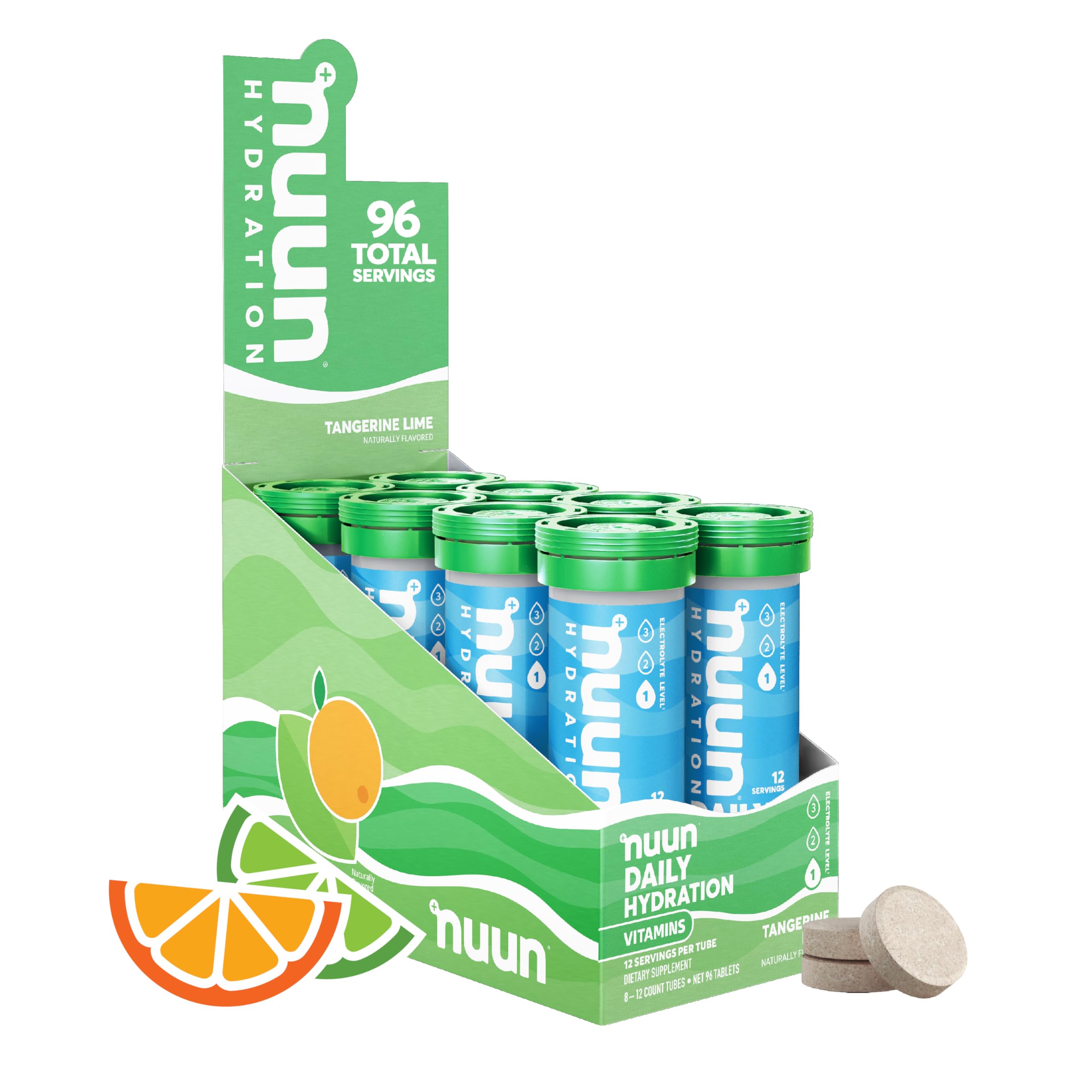 Nuun Vitamin Tangerine Lime Superfood Mix Tablets