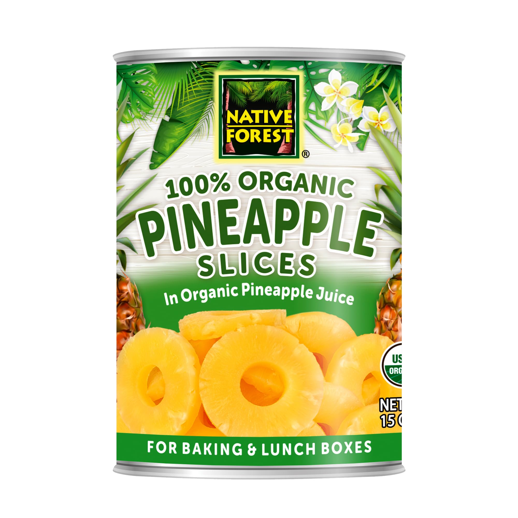 Native Forest Pineapple Sliced in Juice Canned Fruit