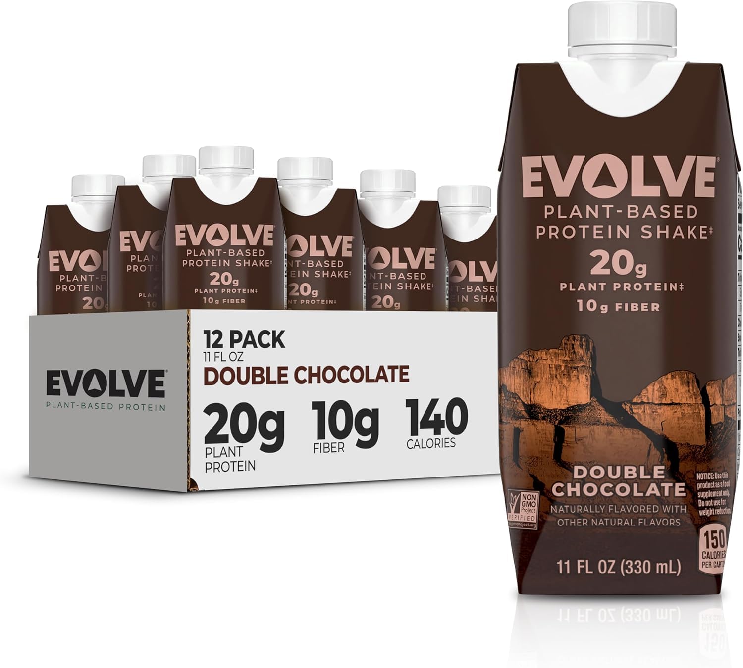 Evolve Beverage Ready To Drink Double Chocolate