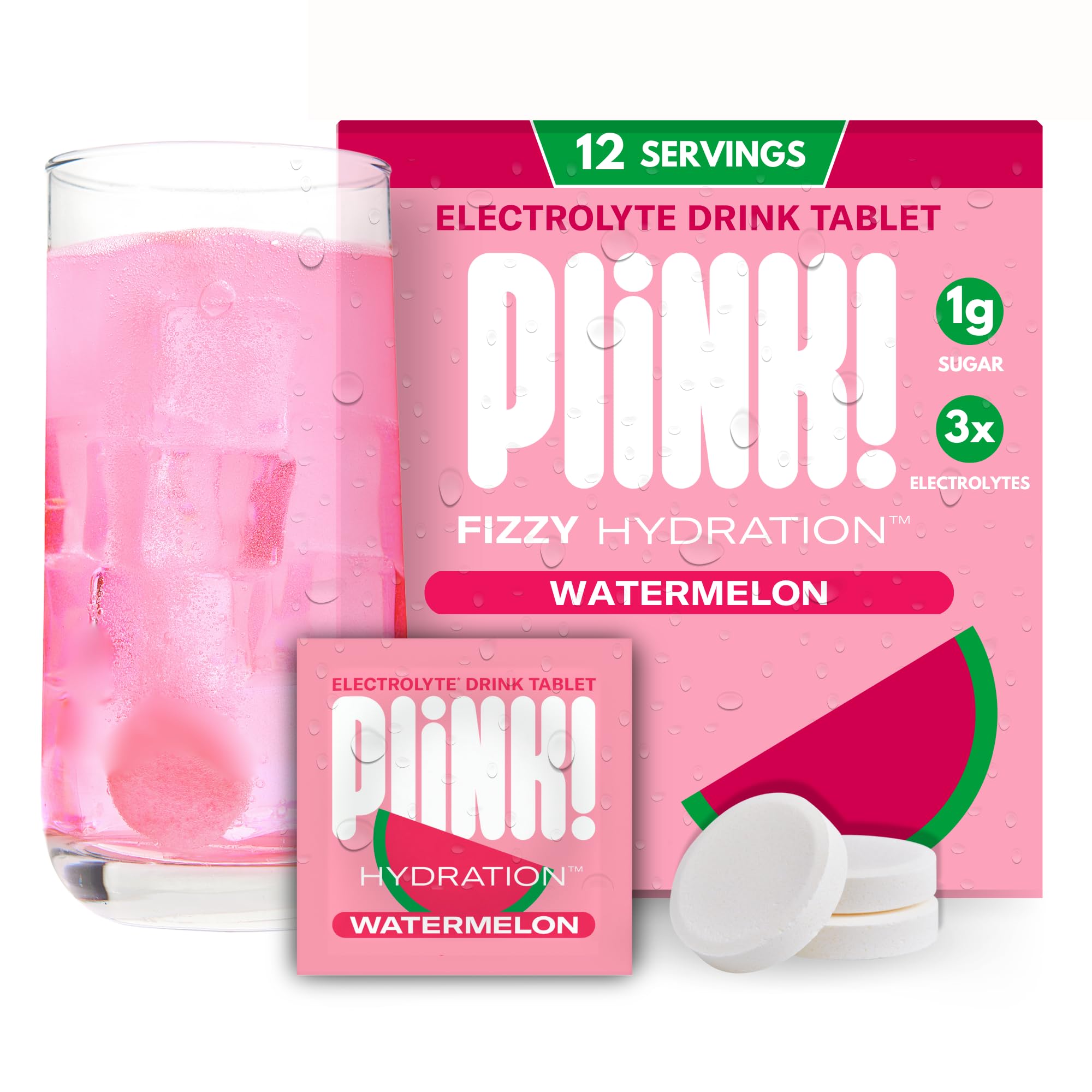 PLINK (Pack of 5) Plink Hydration Watermln Packets 1 Packets