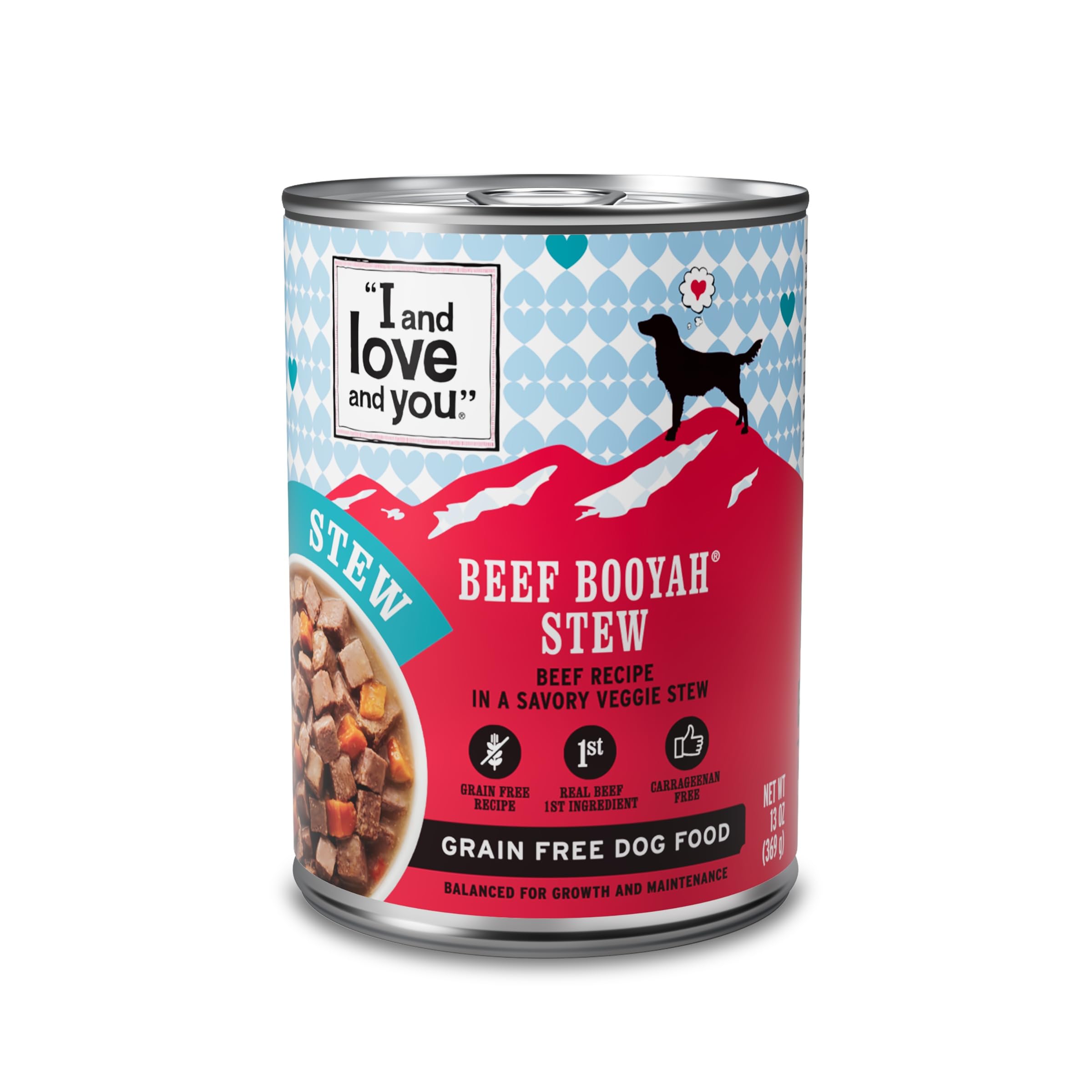 I&Love&You Wet Dog Food, Beef Booyah Stew