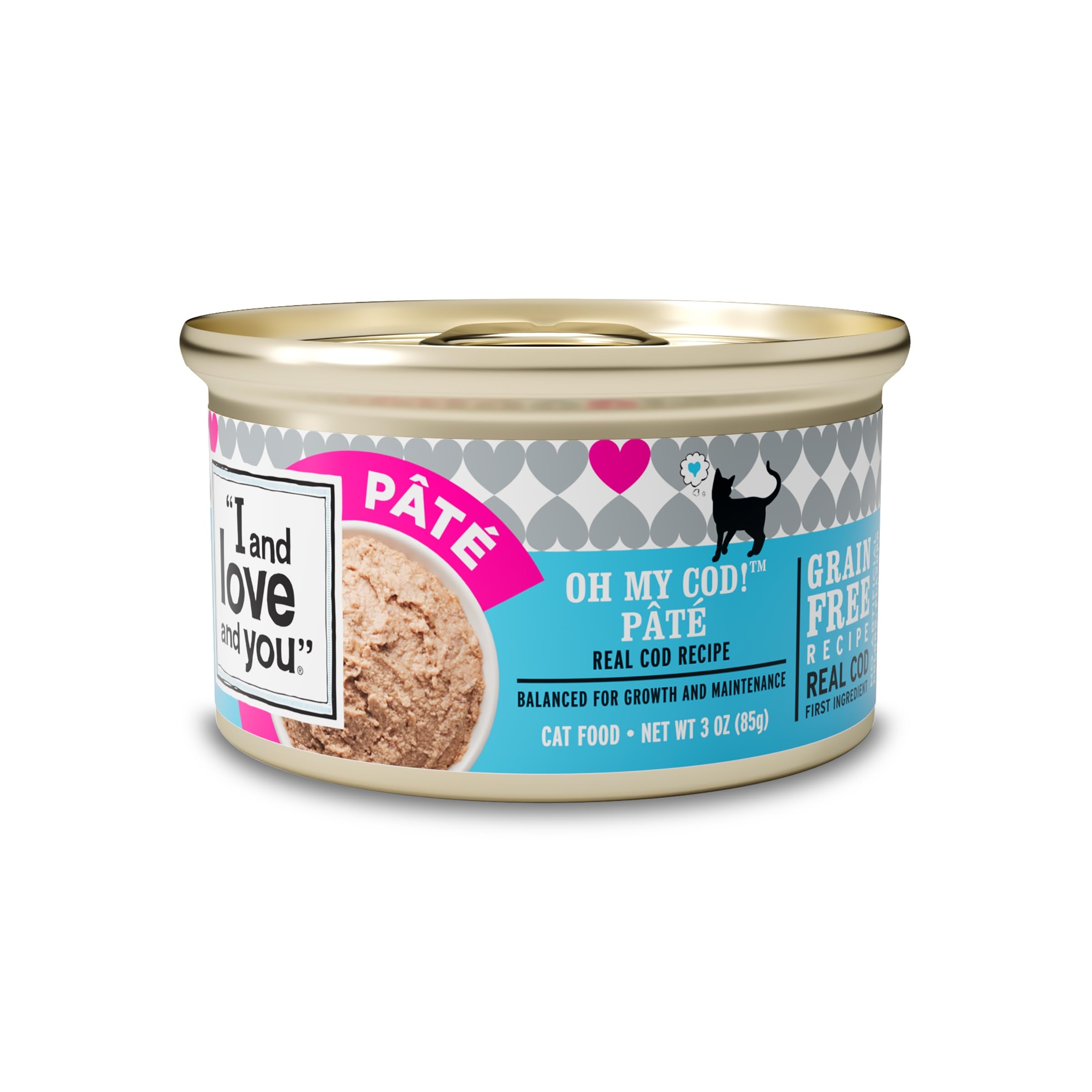 I&Love&You Wet Cat Food, Oh My Cod Pâté, Cod Recipe