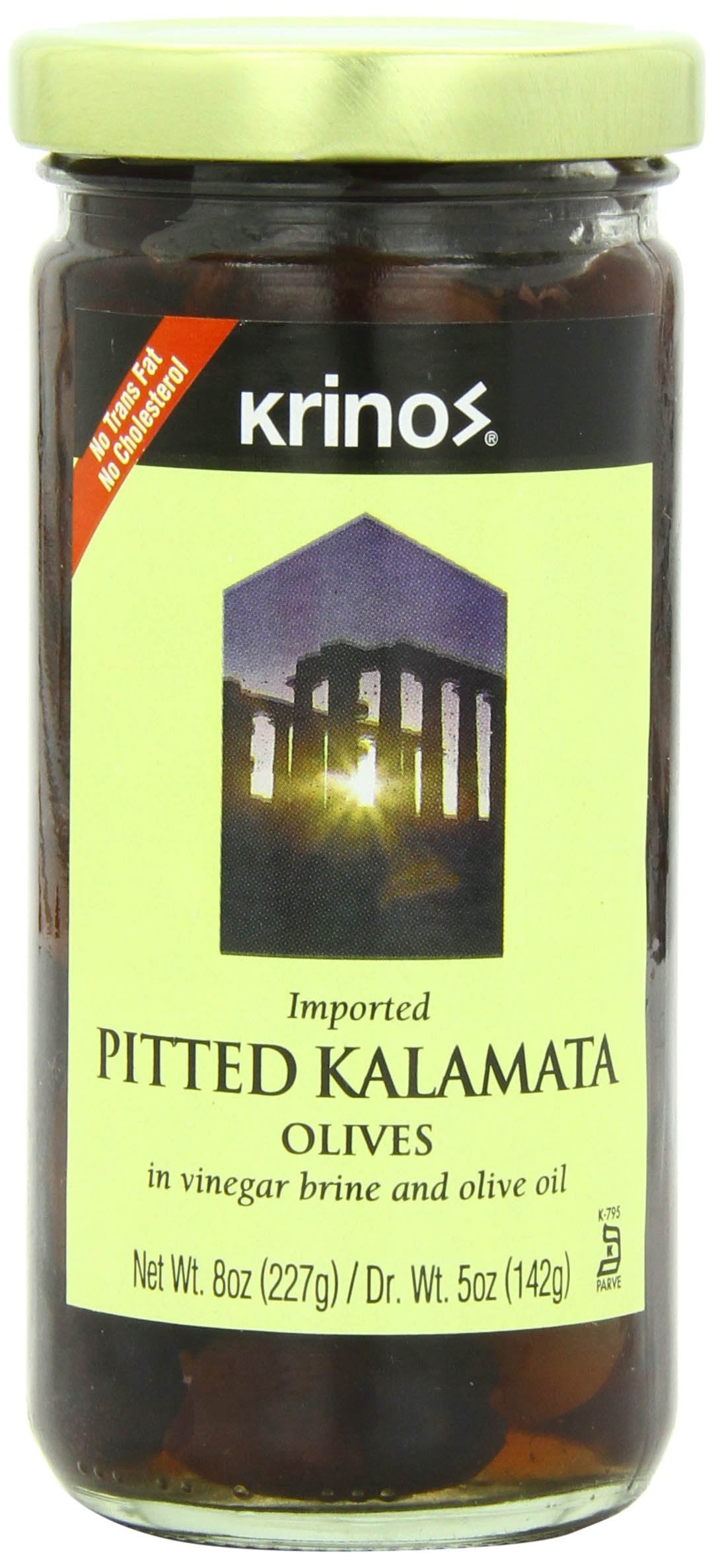 Krinos Olive Kalamata Pitted Greek Olives