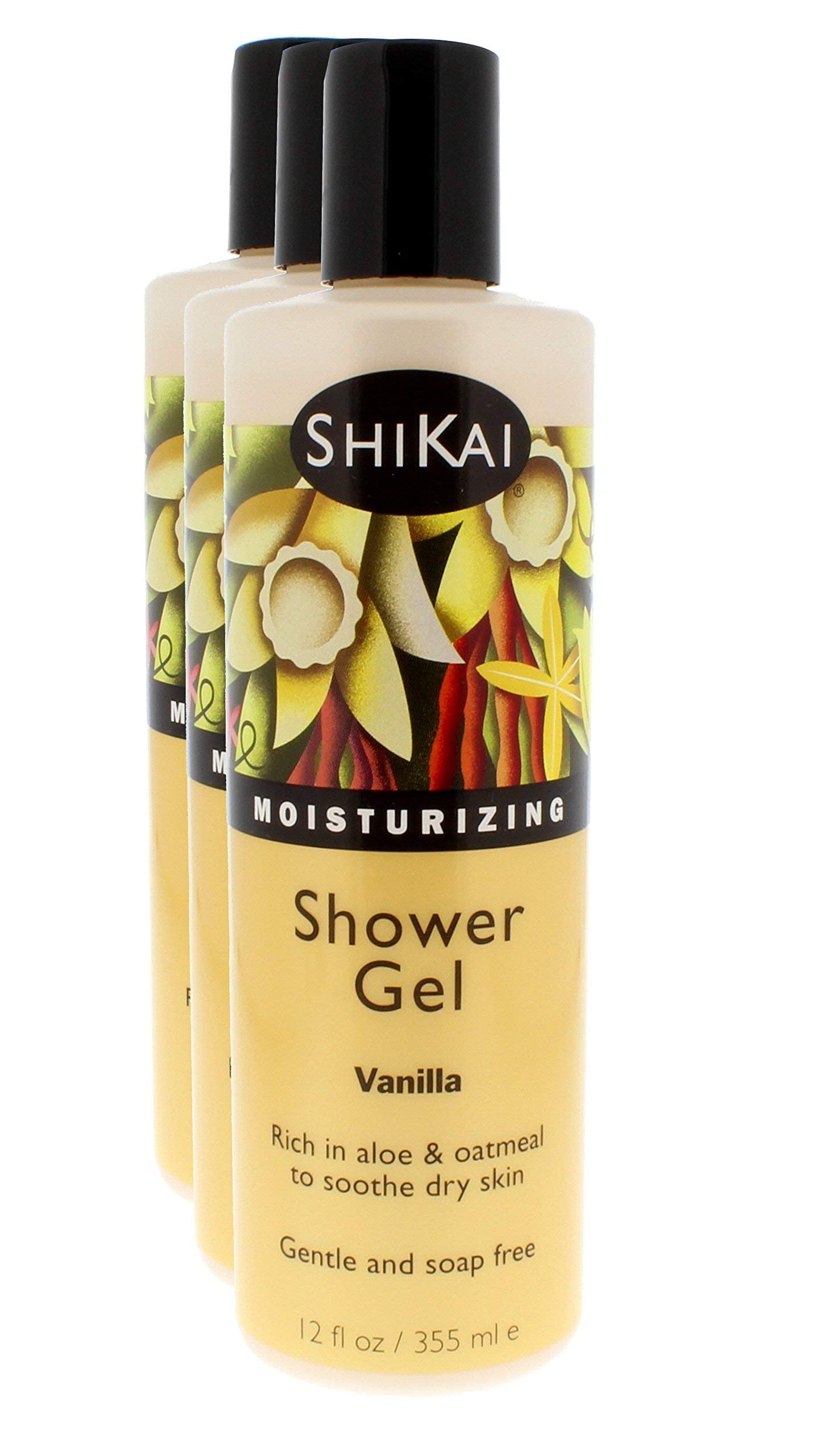 Shikai Daily Moisturizing Shower Gel (Vanilla, 12oz