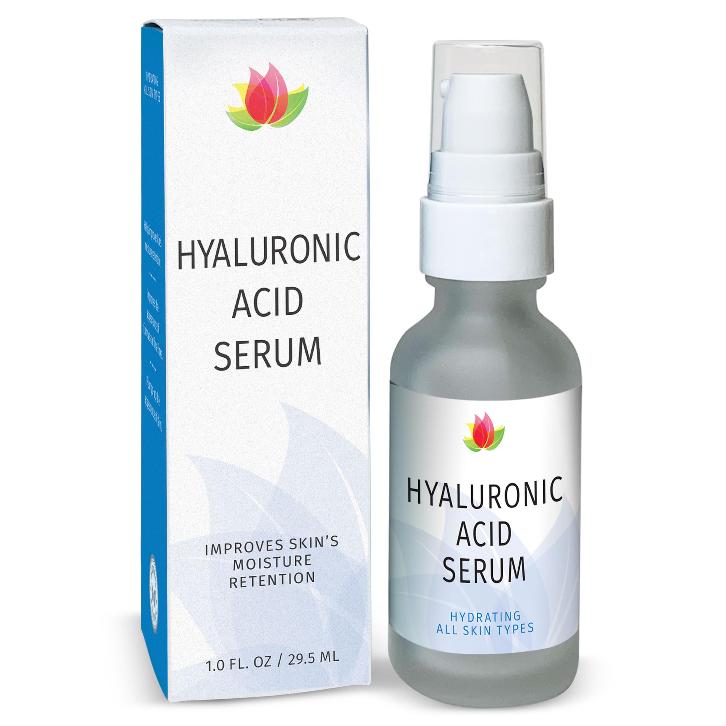 REVIVA (Pack Of 2) Reviva Serum Hyaluronic Glass Pump 1 Oz