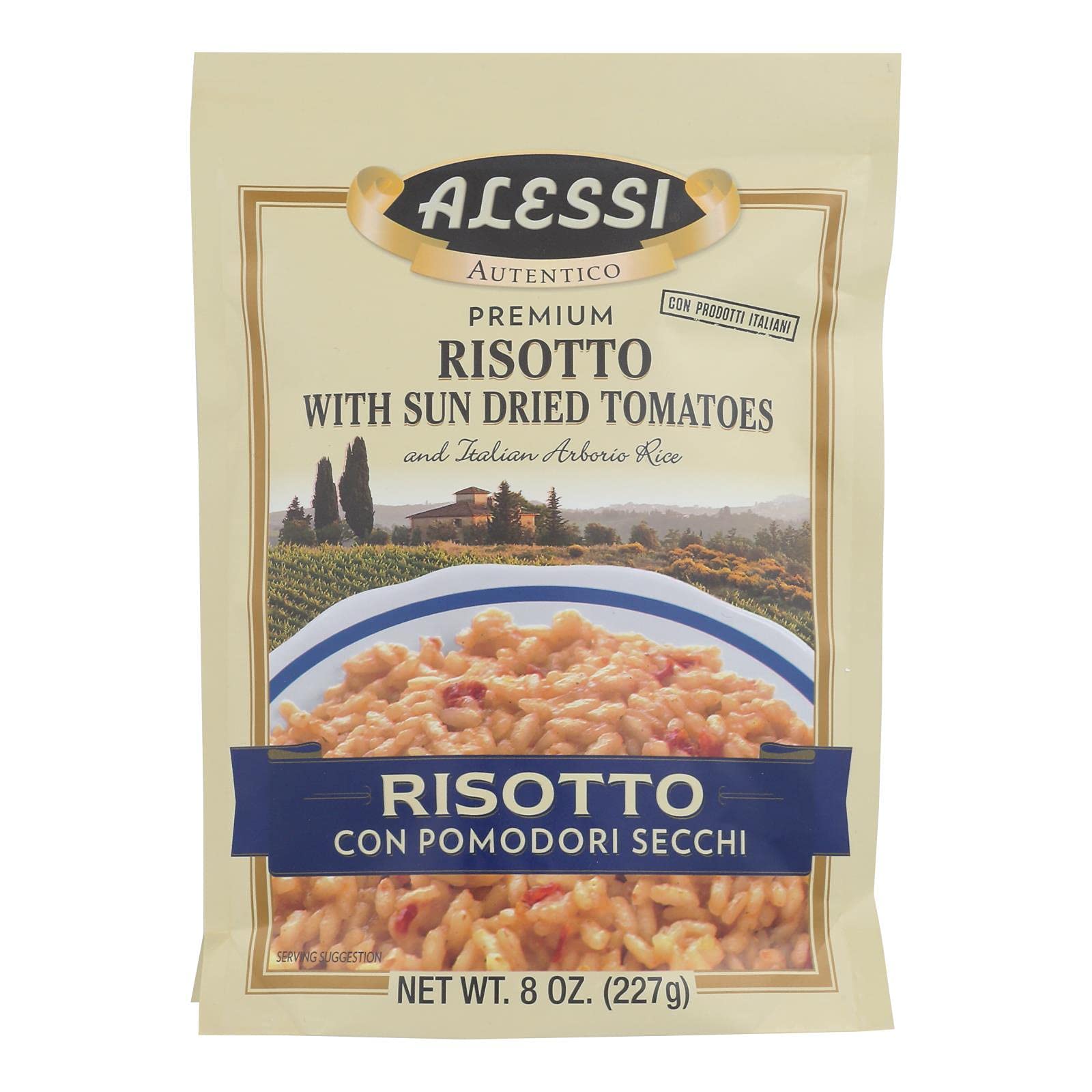 ALESSI (Pack of 18) Alessi Risotto Pomodor Natural Grain & Rice Entree 8 Oz
