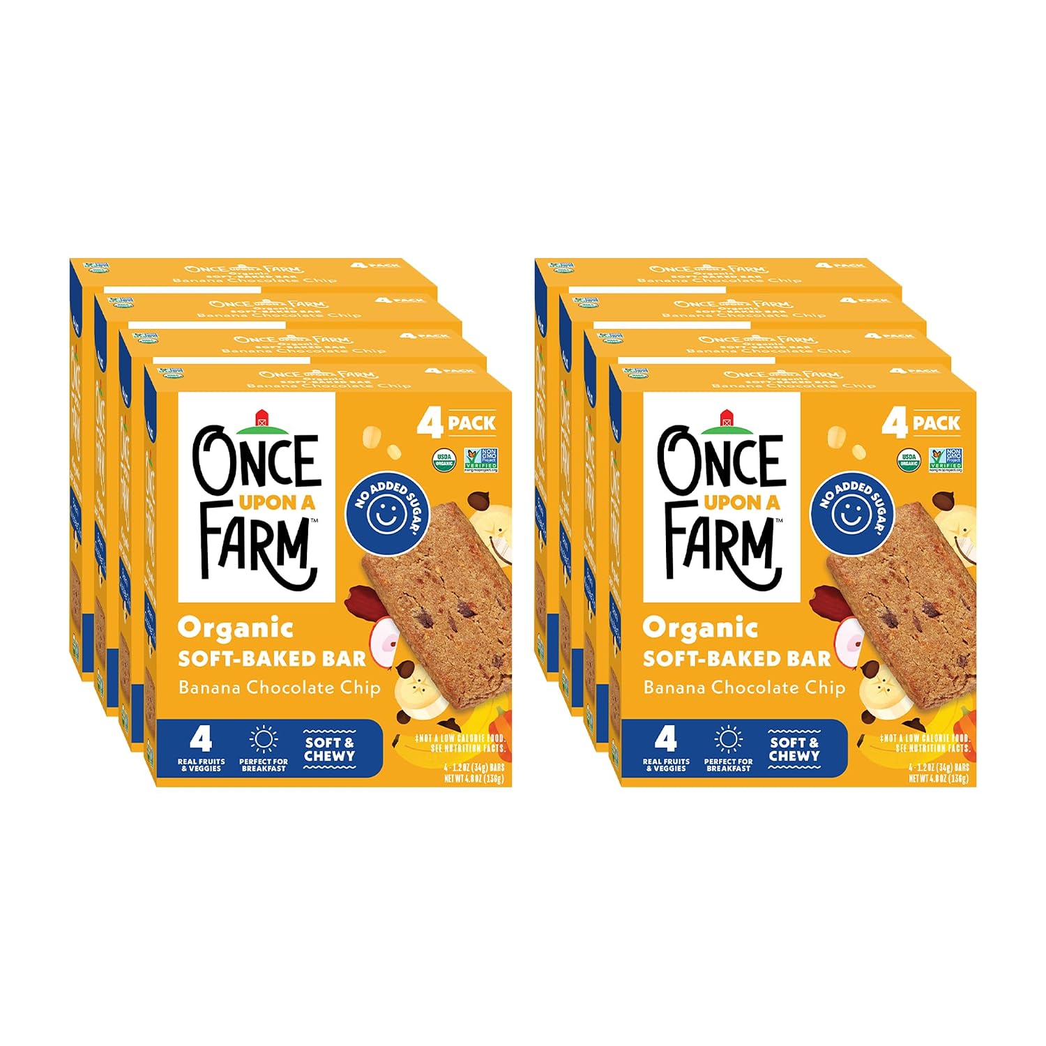 Once Upon A Farm Baked Banana Chocolate Chip Oat Bars