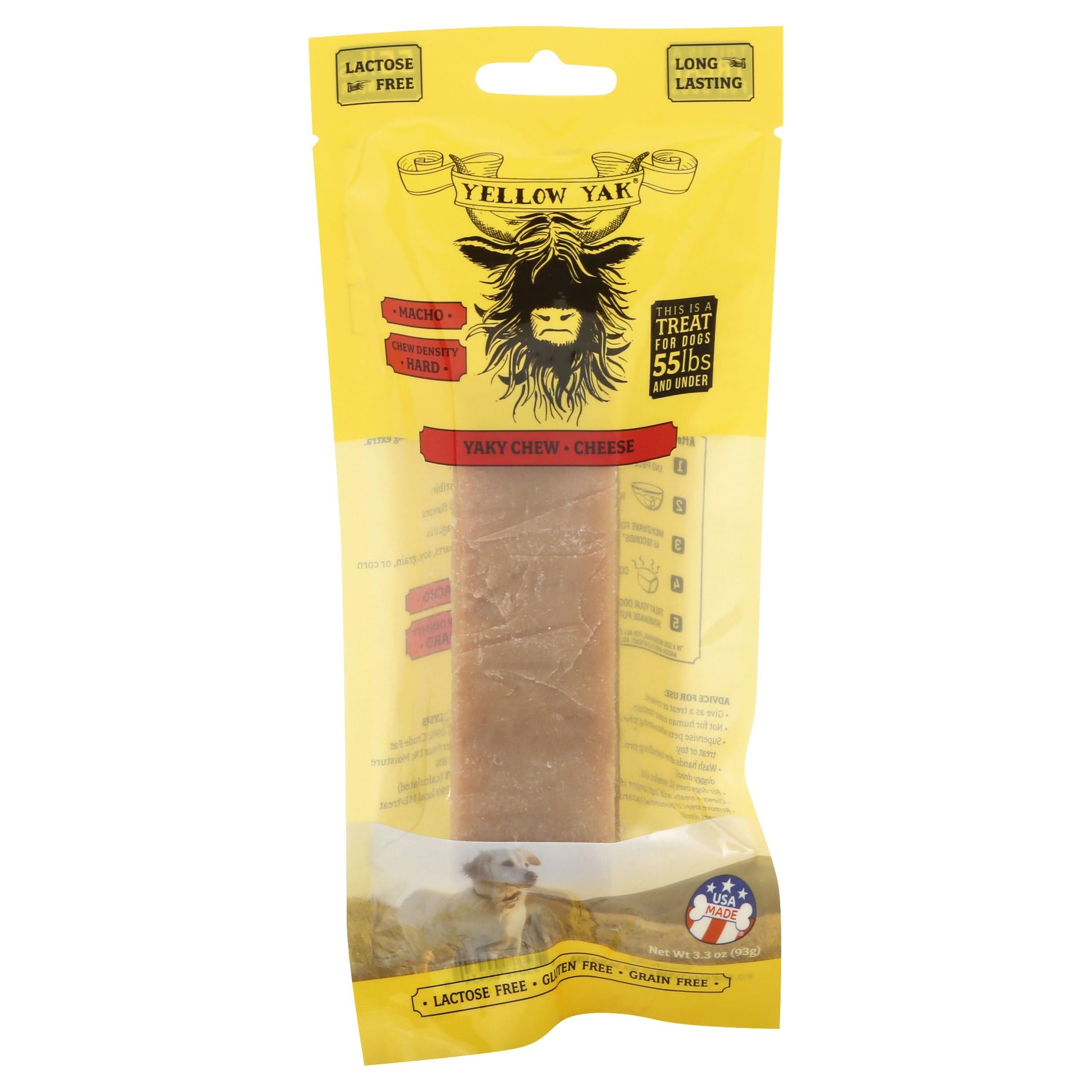 Yellow Yak Dog Chew Yaky Macho