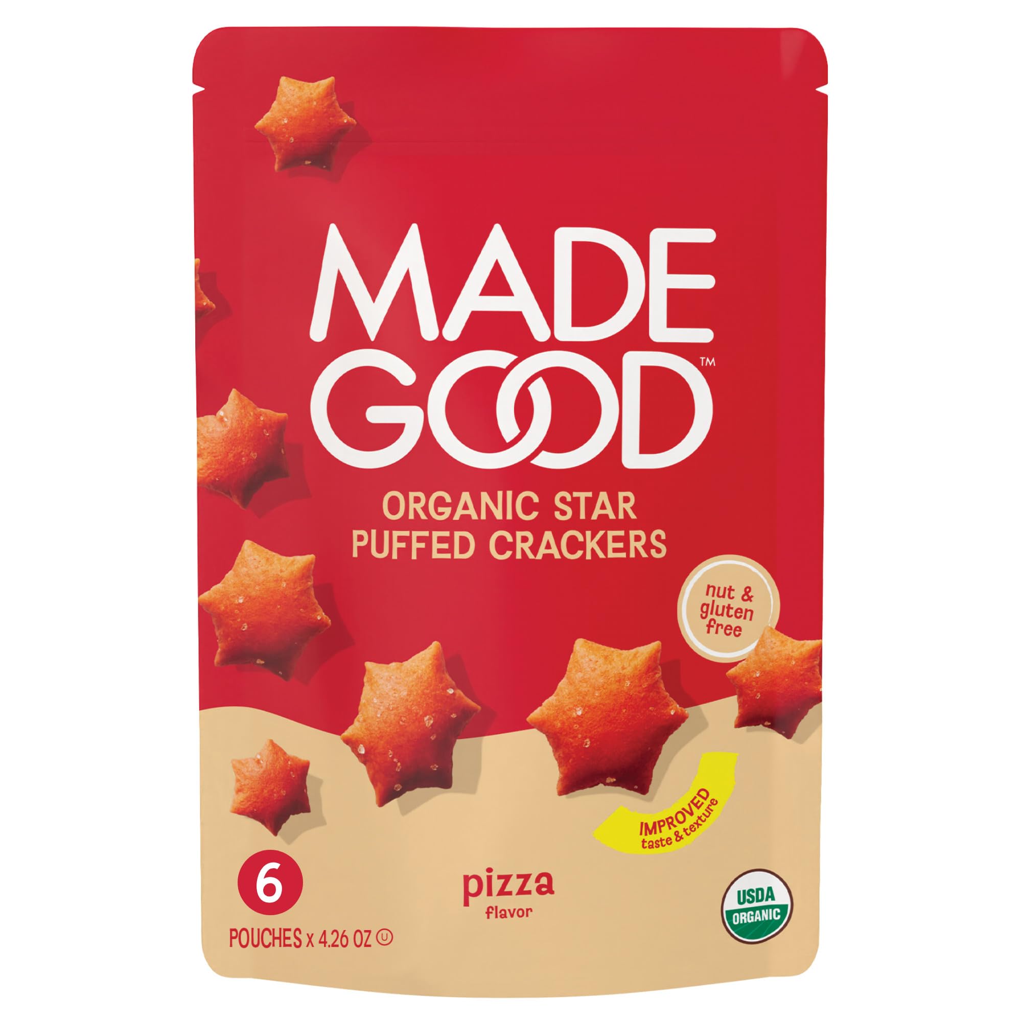 MADEGOOD (Pack of 18) Madegood Organic Pizza Crackers 4.26 Oz