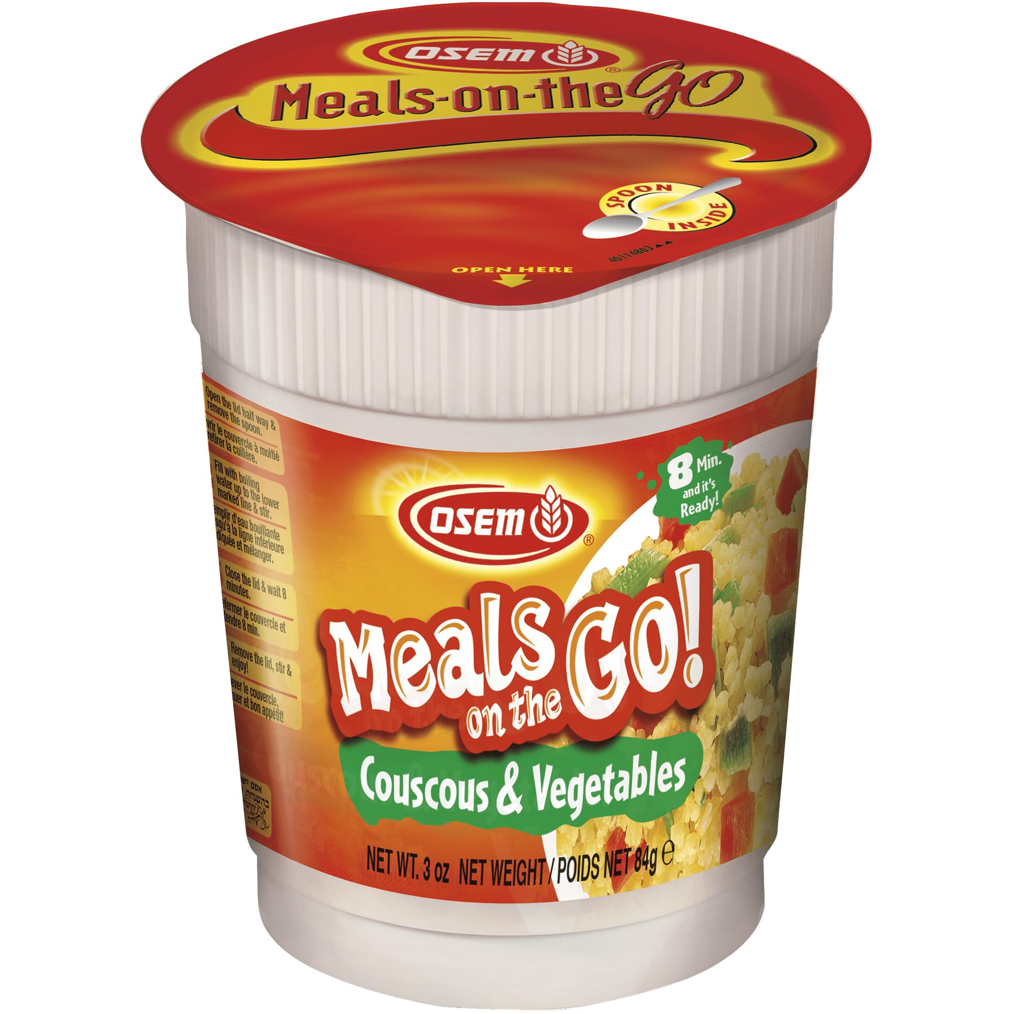 Osem Vegetable Couscous Daily Kosher Entree