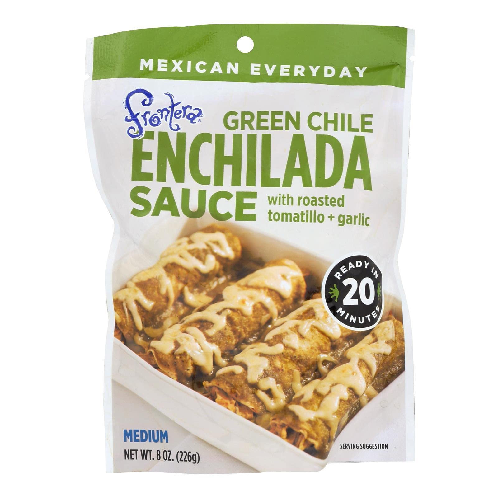 FRONTERA (Pack of 24) Frontera Simmer Sauce Enchilada Sauce Green Chile 8 Oz