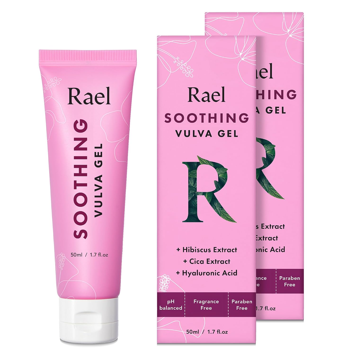 RAEL (Pack of 8) Rael Gel Soothing Vulva 1.7 Fl Oz