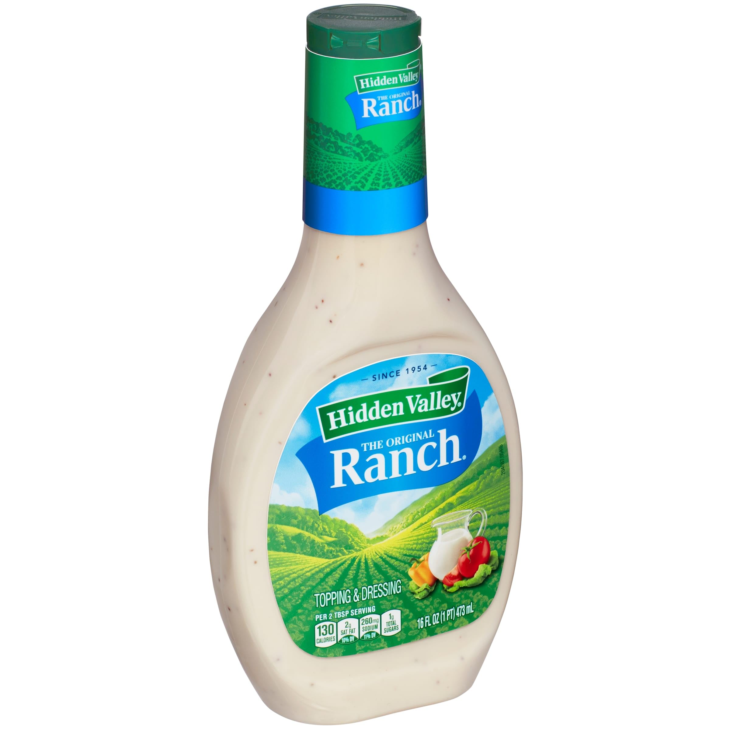 Hidden Valley Ranch Dressing Creamy Dressing Plastic Bottle