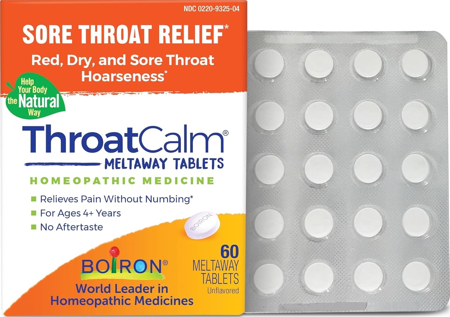 BOIRON (Pack of 7) Boiron Throat Calm 60 Tablets