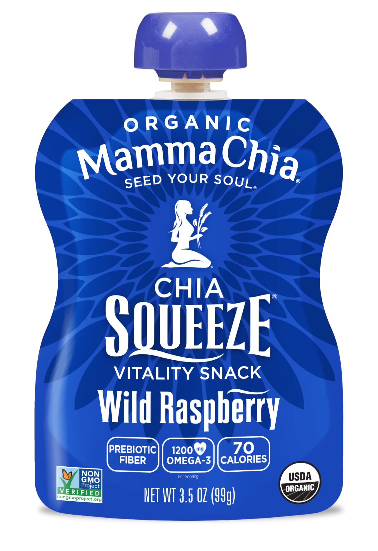 Mammachia Chia Squeeze Wild Raspberry