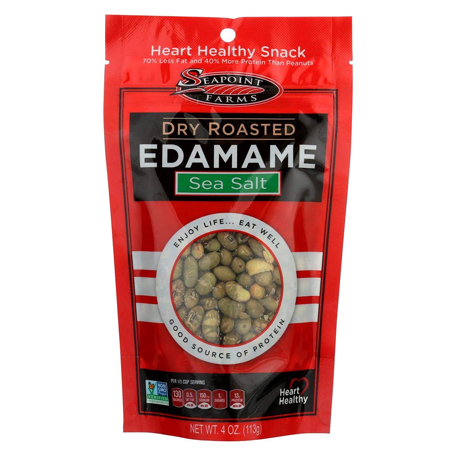 Seapoint Farms Light Salt Dry Roasted Edamame (12x
