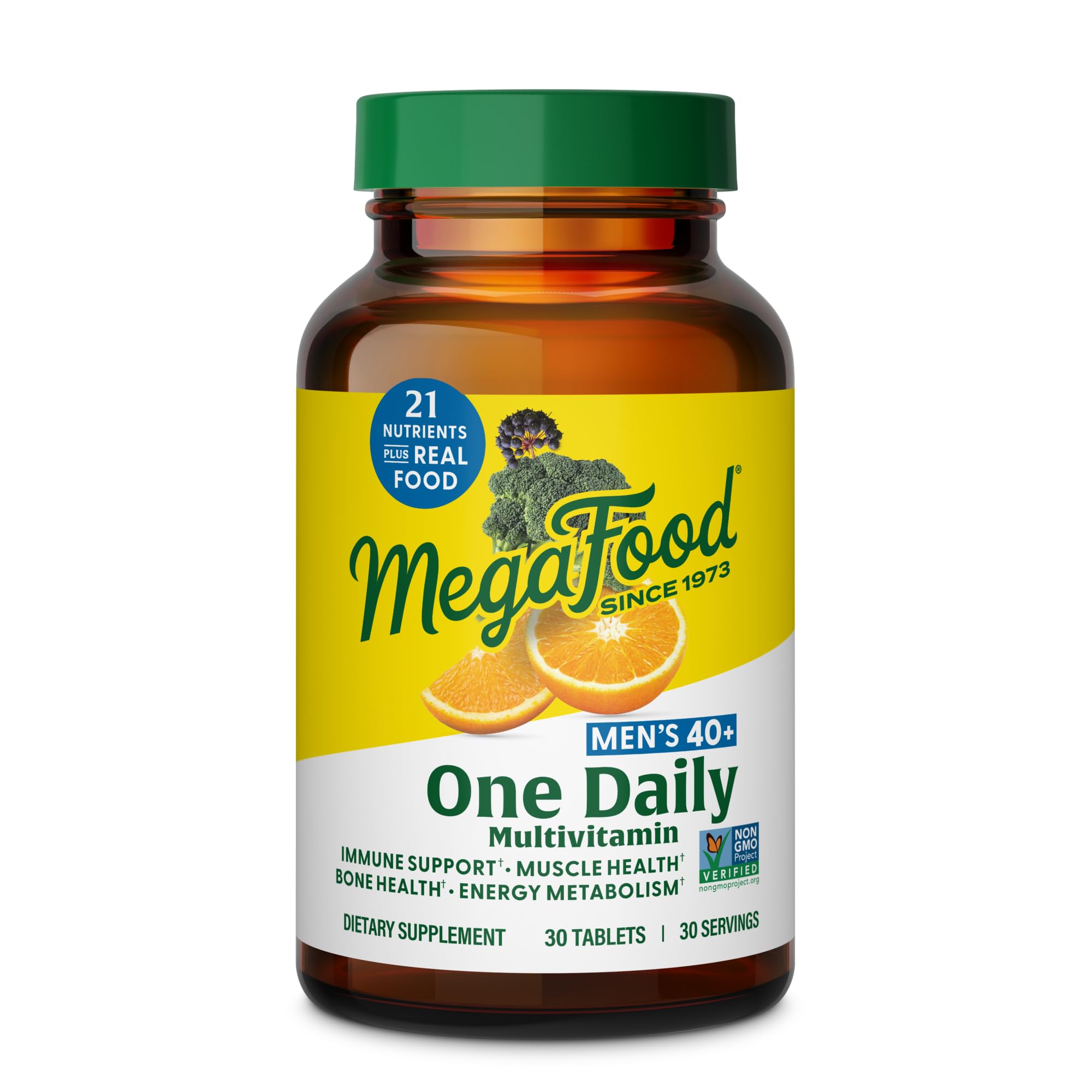 MEGAFOOD (Pack of 3) MegaFood Mens Multi Daily +40 Multivitamin Supplement 30 Tablets