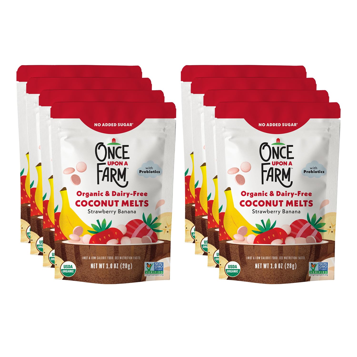 Once Upon A Farm Melts Coconut Strawberry Banana